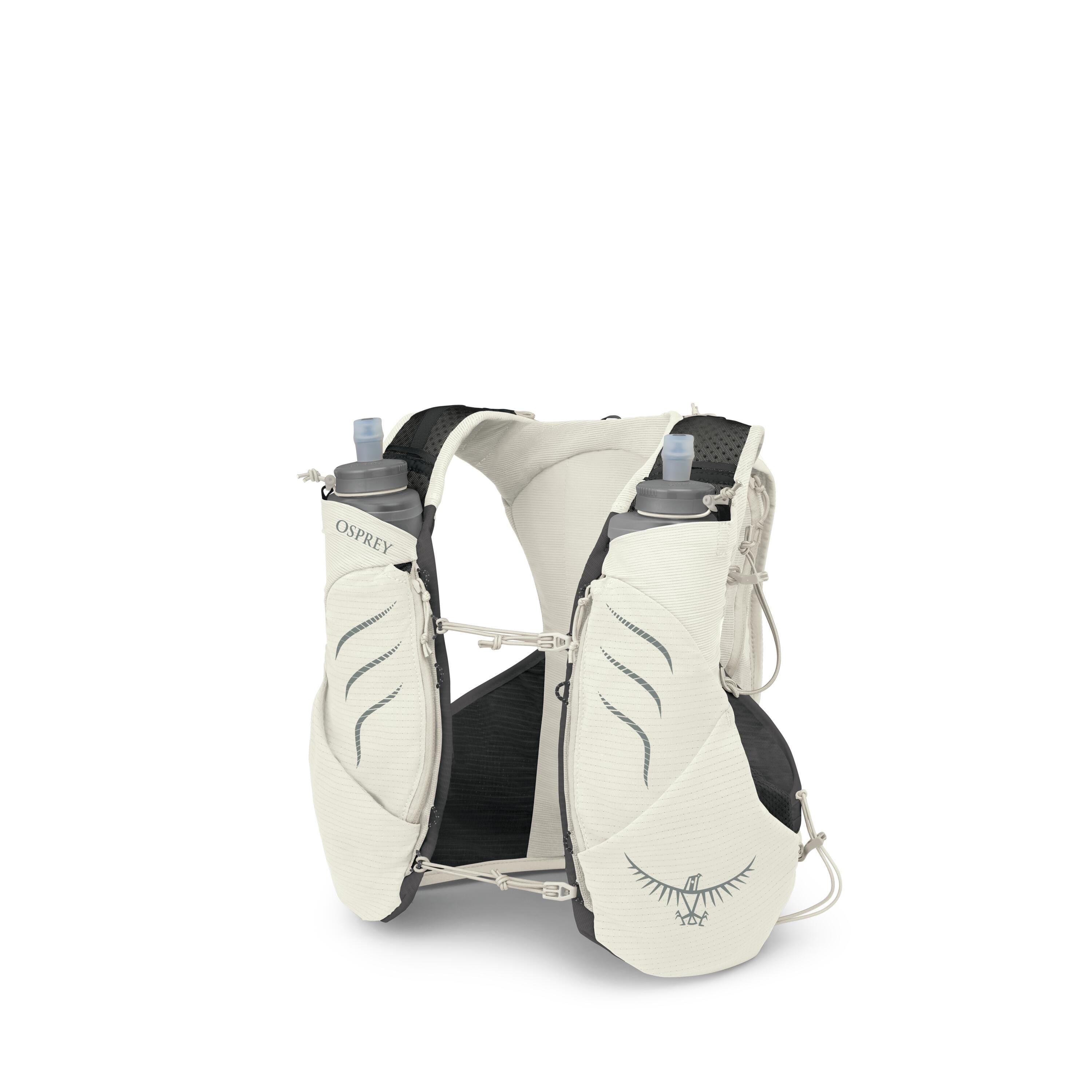 Osprey Dyna Pro 10 Run Hydration Vest 10L in Mystery White — angle view 2