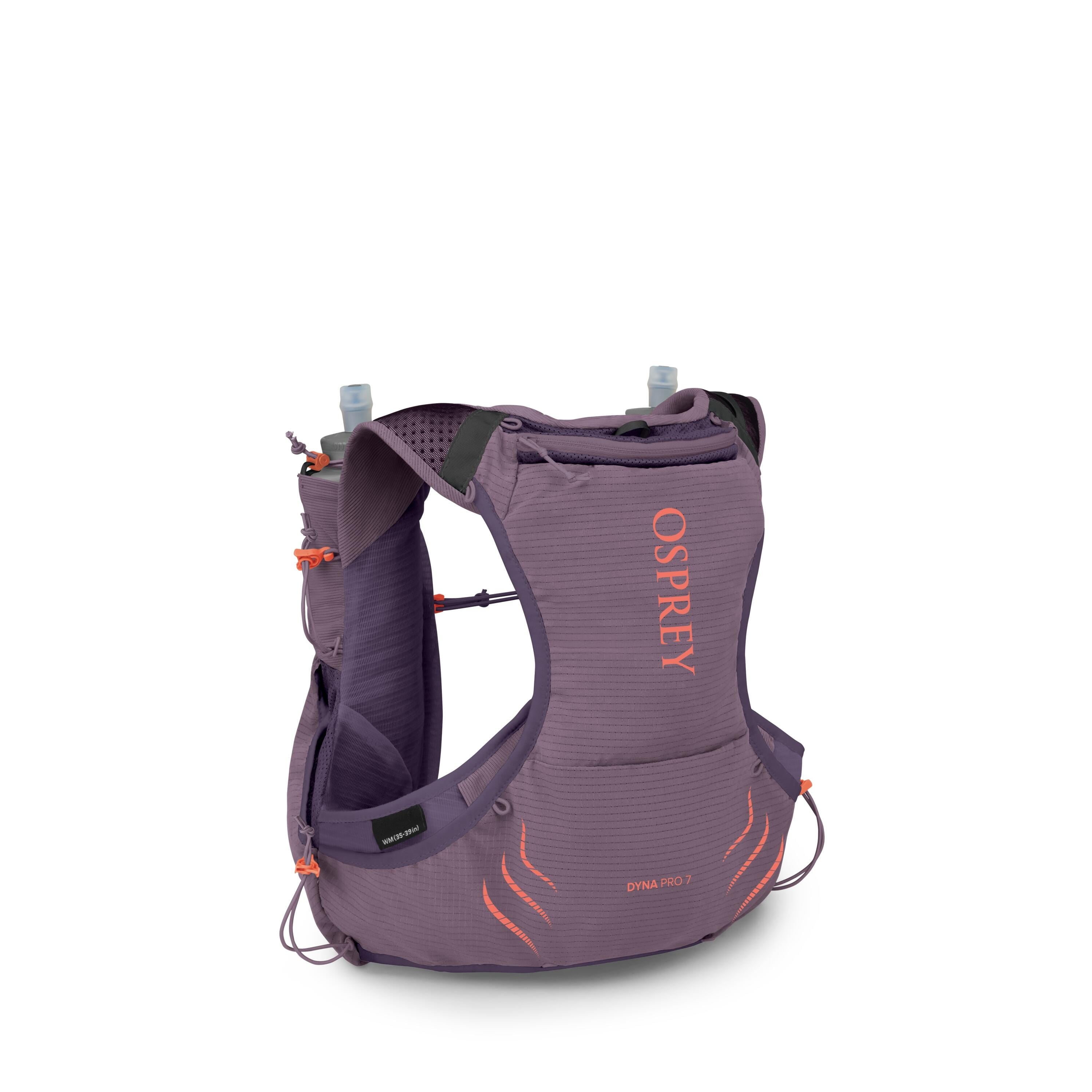 Osprey Dyna Pro 7 Run Hydration Vest 7L in Purple Dusk — back view