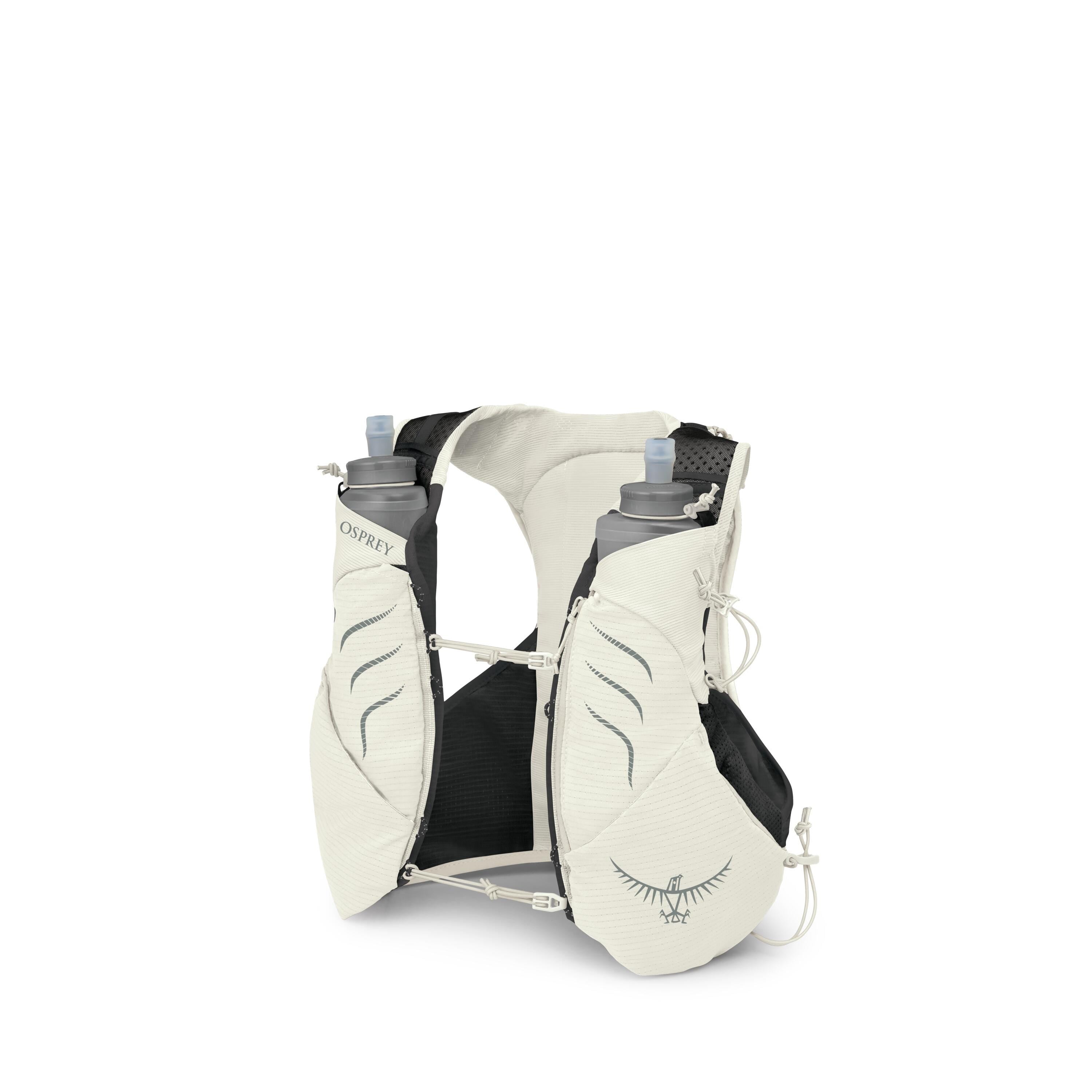 Osprey Dyna Pro 7 Run Hydration Vest 7L in Mystery White — angle view 2