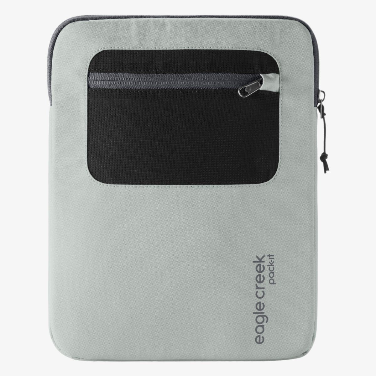 Eagle Creek Pack-It E-Tools 12" Laptop Sleeve in Storm Grey — back view # color_Storm Grey