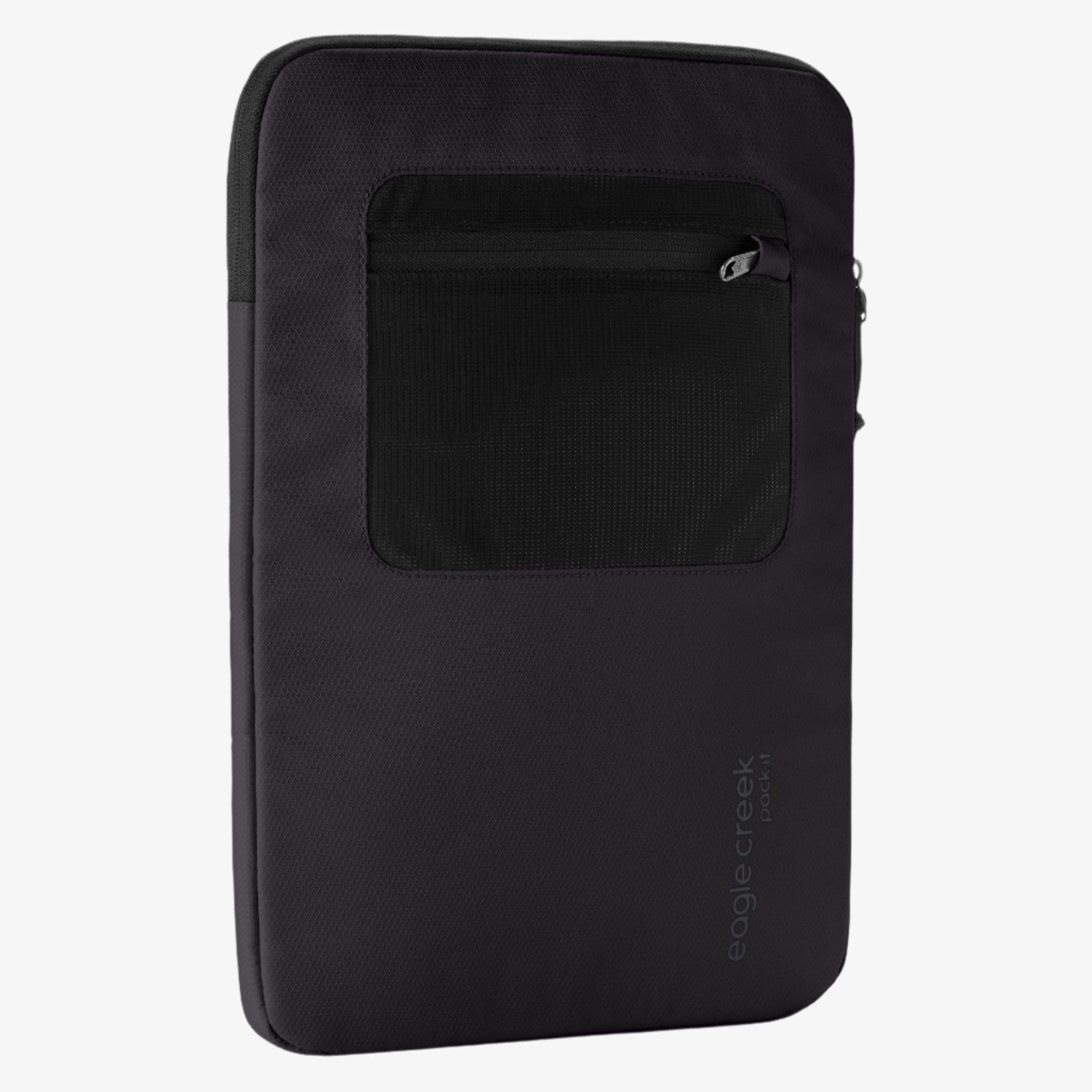 Eagle Creek Pack-It E-Tools 14" Laptop Sleeve in Black — front view # color_Black