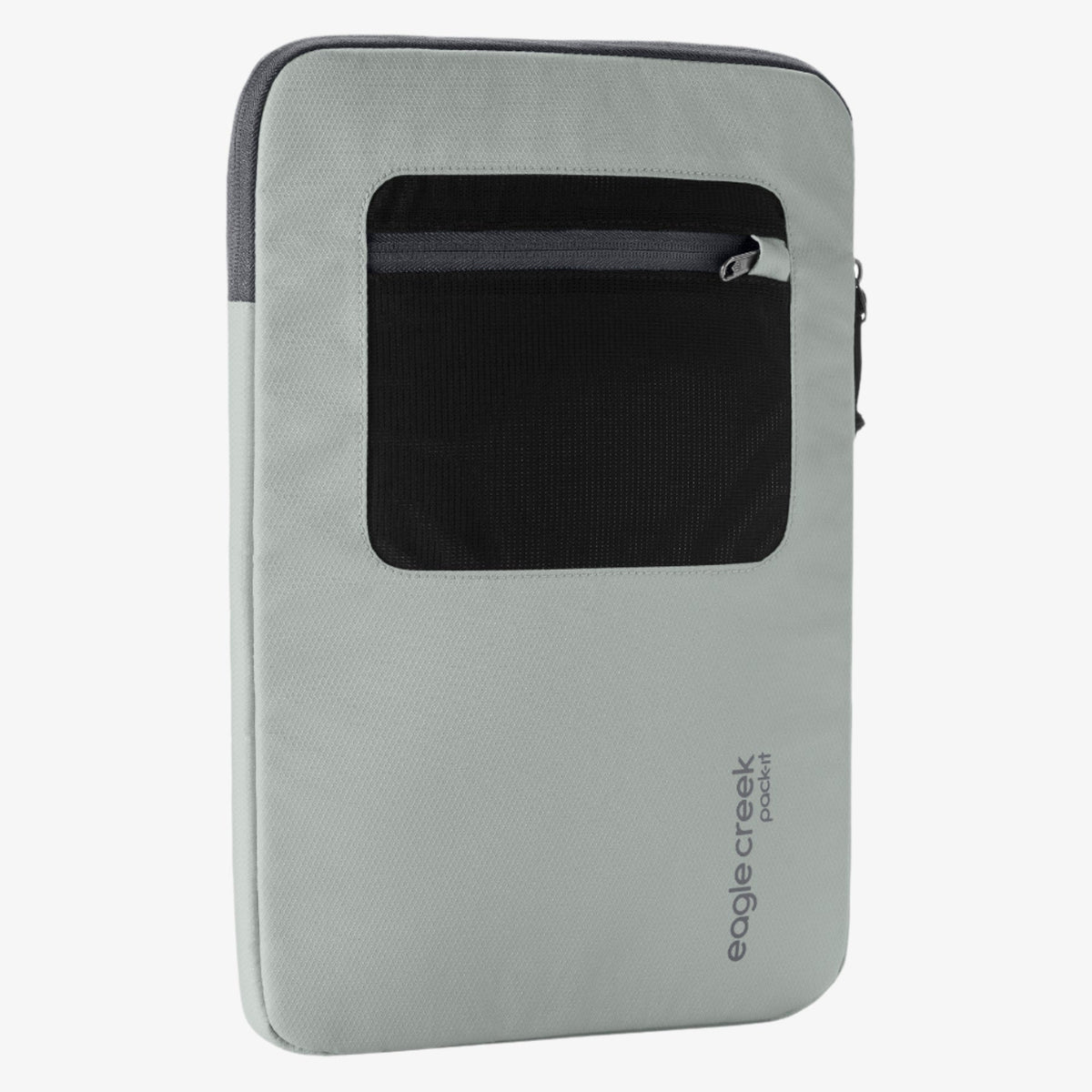 Eagle Creek Pack-It E-Tools 14" Laptop Sleeve in Storm Grey — front view # color_Storm Grey