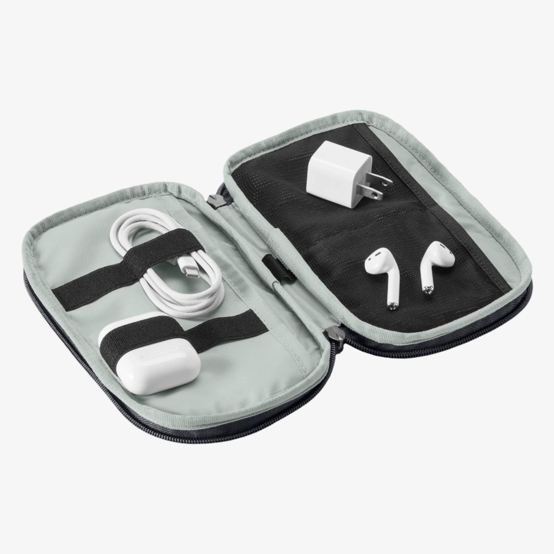 Eagle Creek Pack-It E-Tools Organizer Mini in Storm Grey — angle view 2