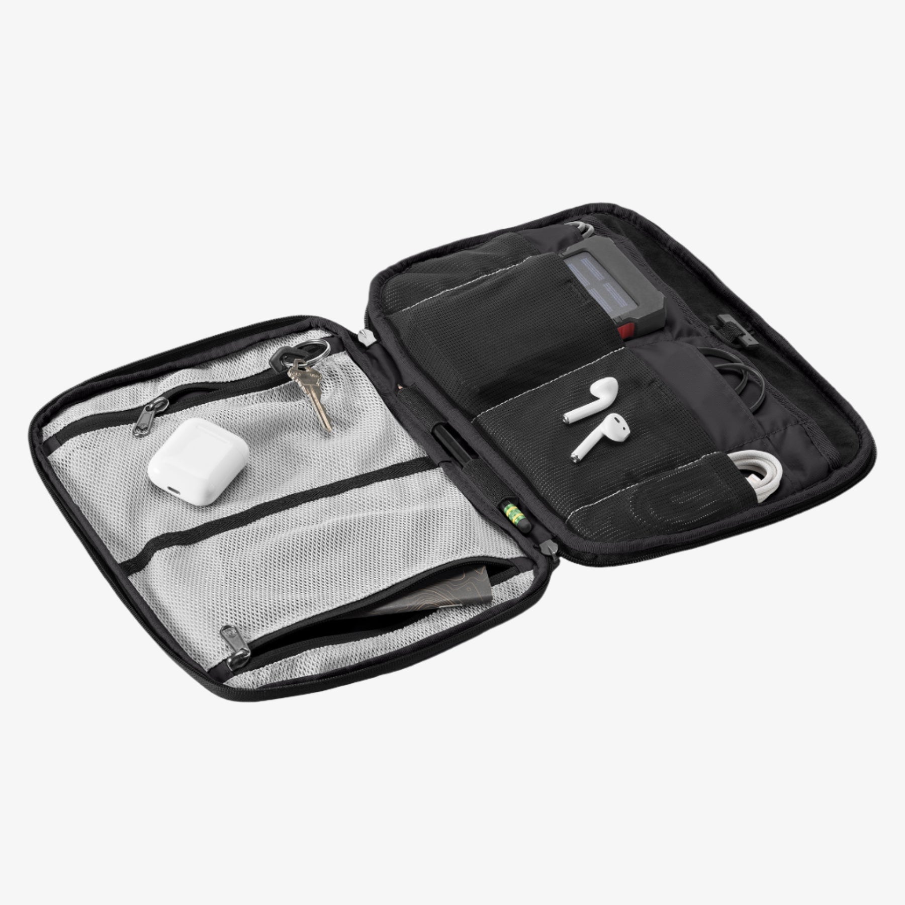 Eagle Creek Pack-It E-Tools Organizer Pro in Black — angle view 2