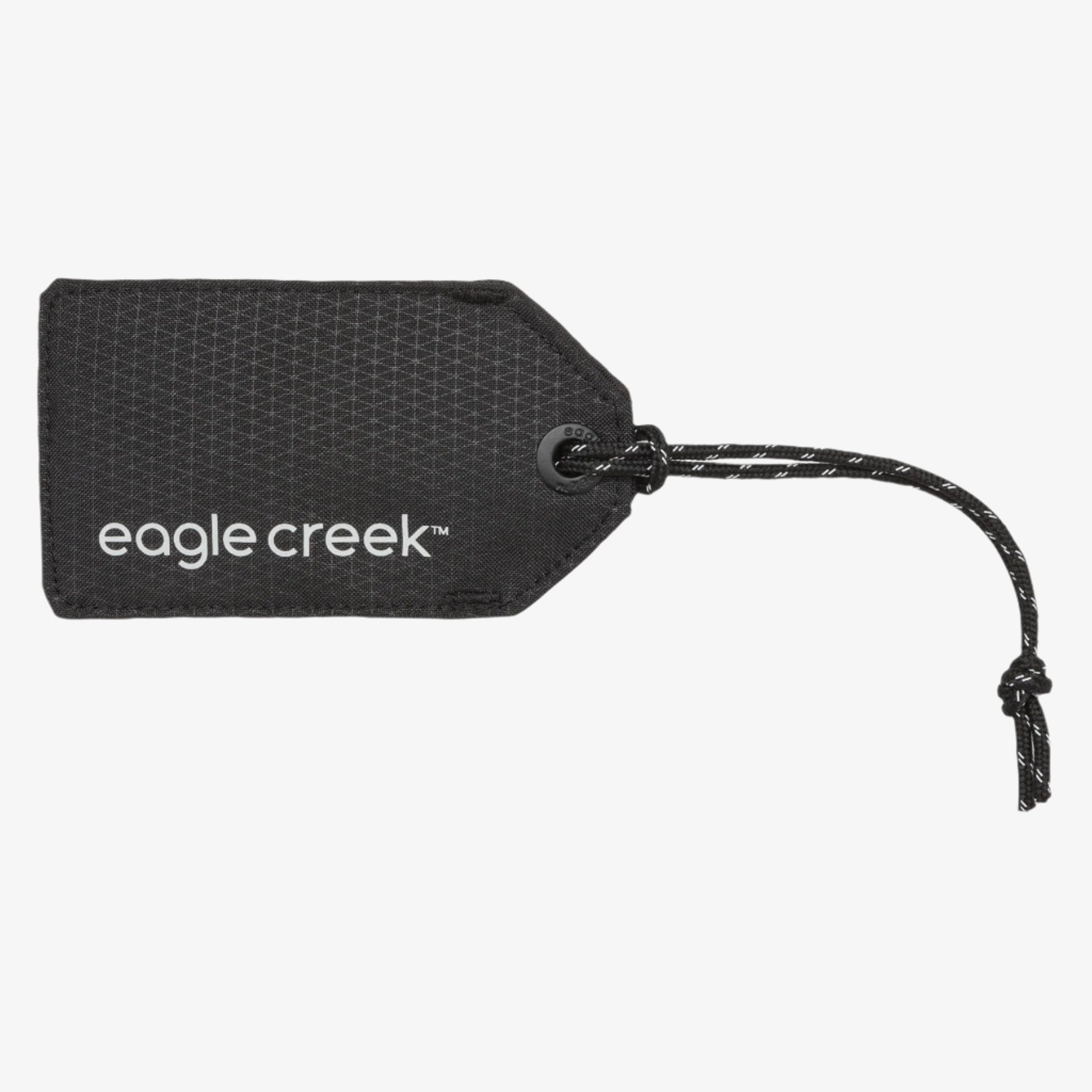 Eagle Creek Reflective Luggage Tag in Black — front view