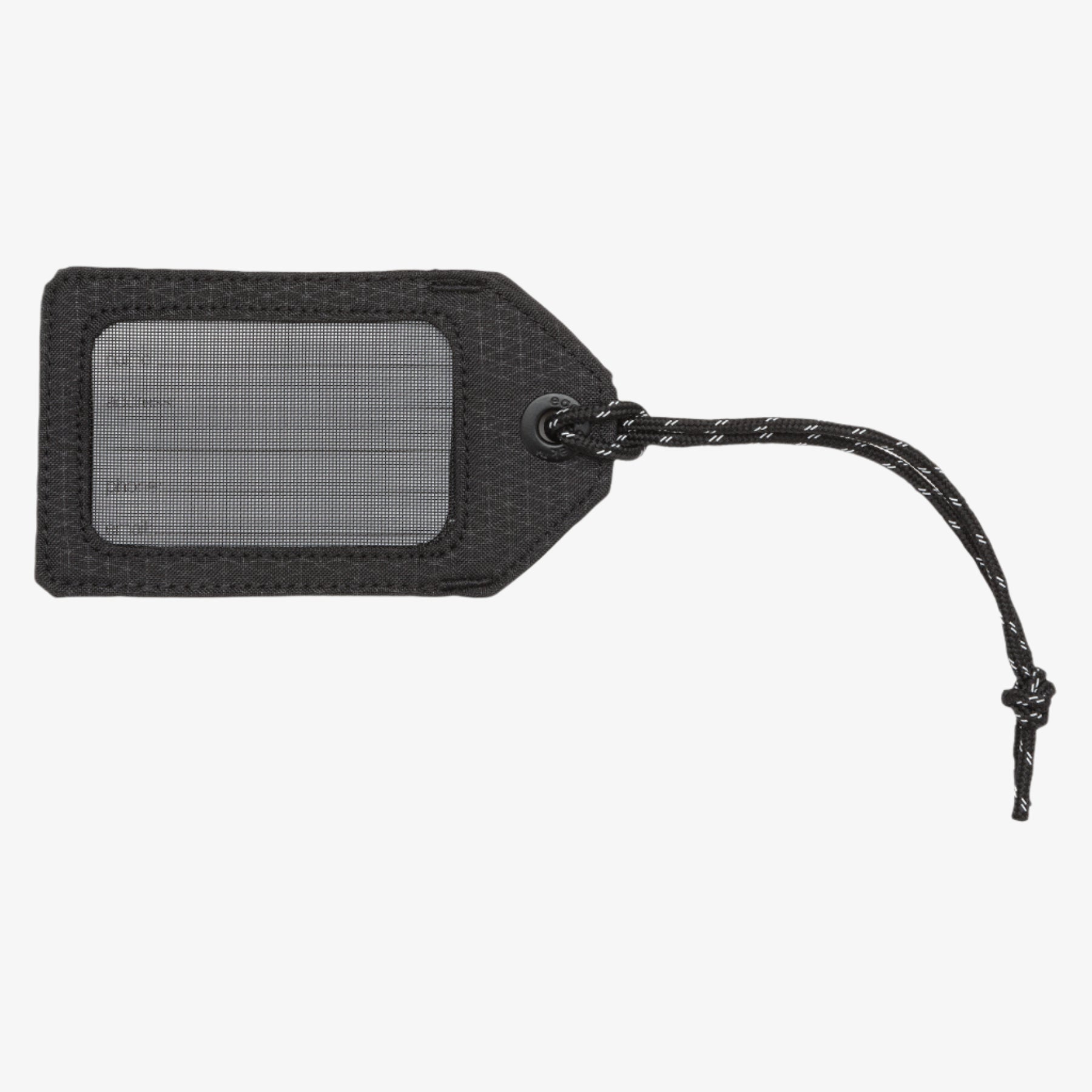 Eagle Creek Reflective Luggage Tag in Black — back view