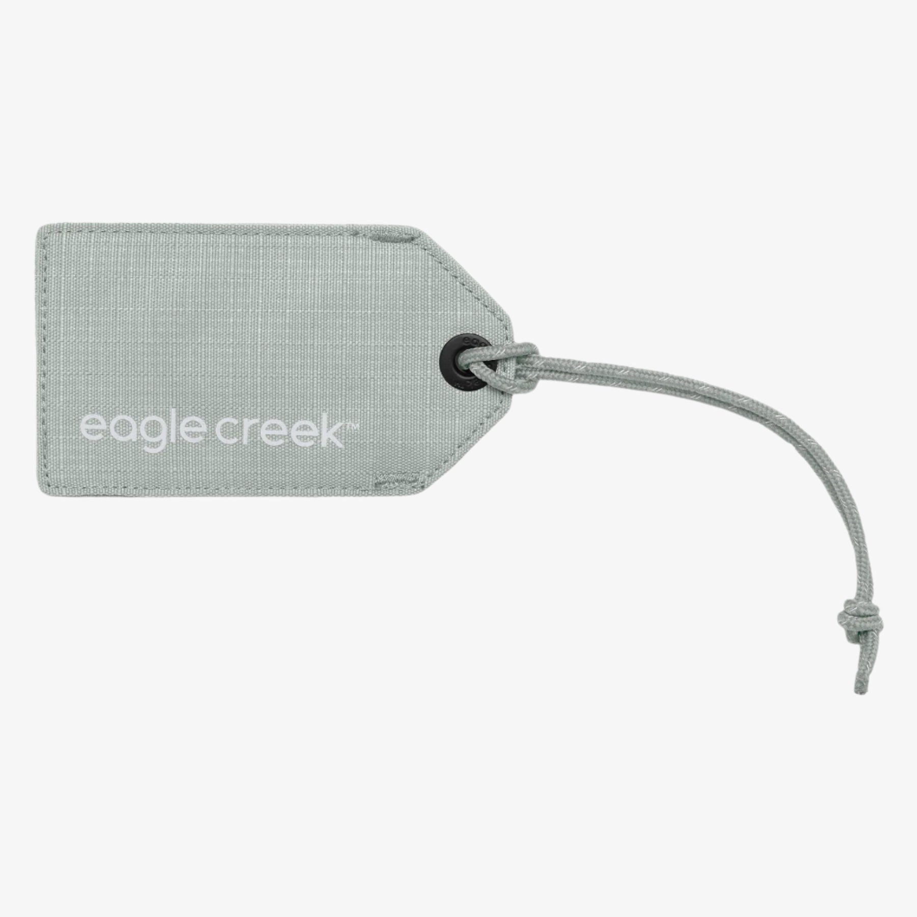Eagle Creek Reflective Luggage Tag in Storm Grey — front view