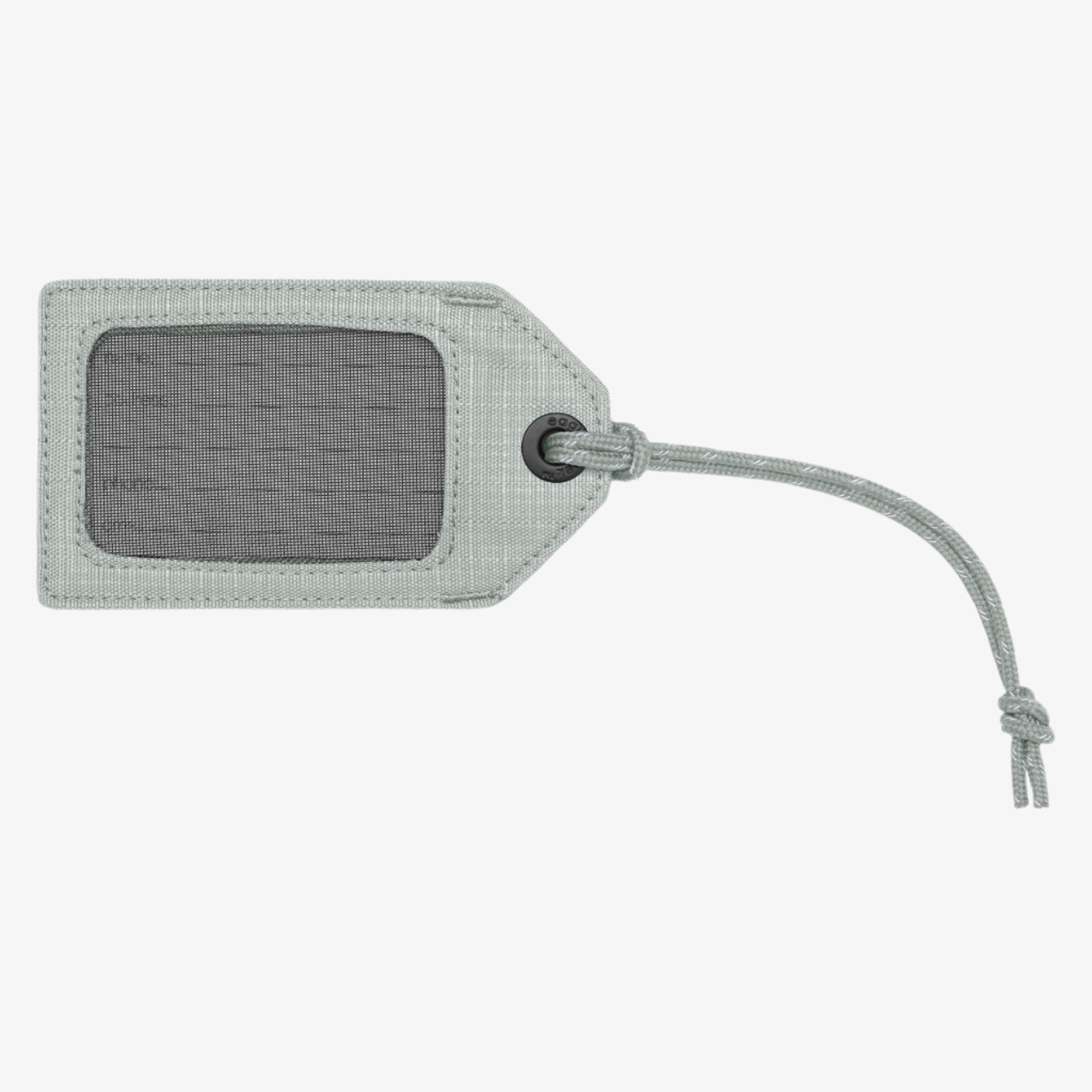 Eagle Creek Reflective Luggage Tag in Storm Grey — back view