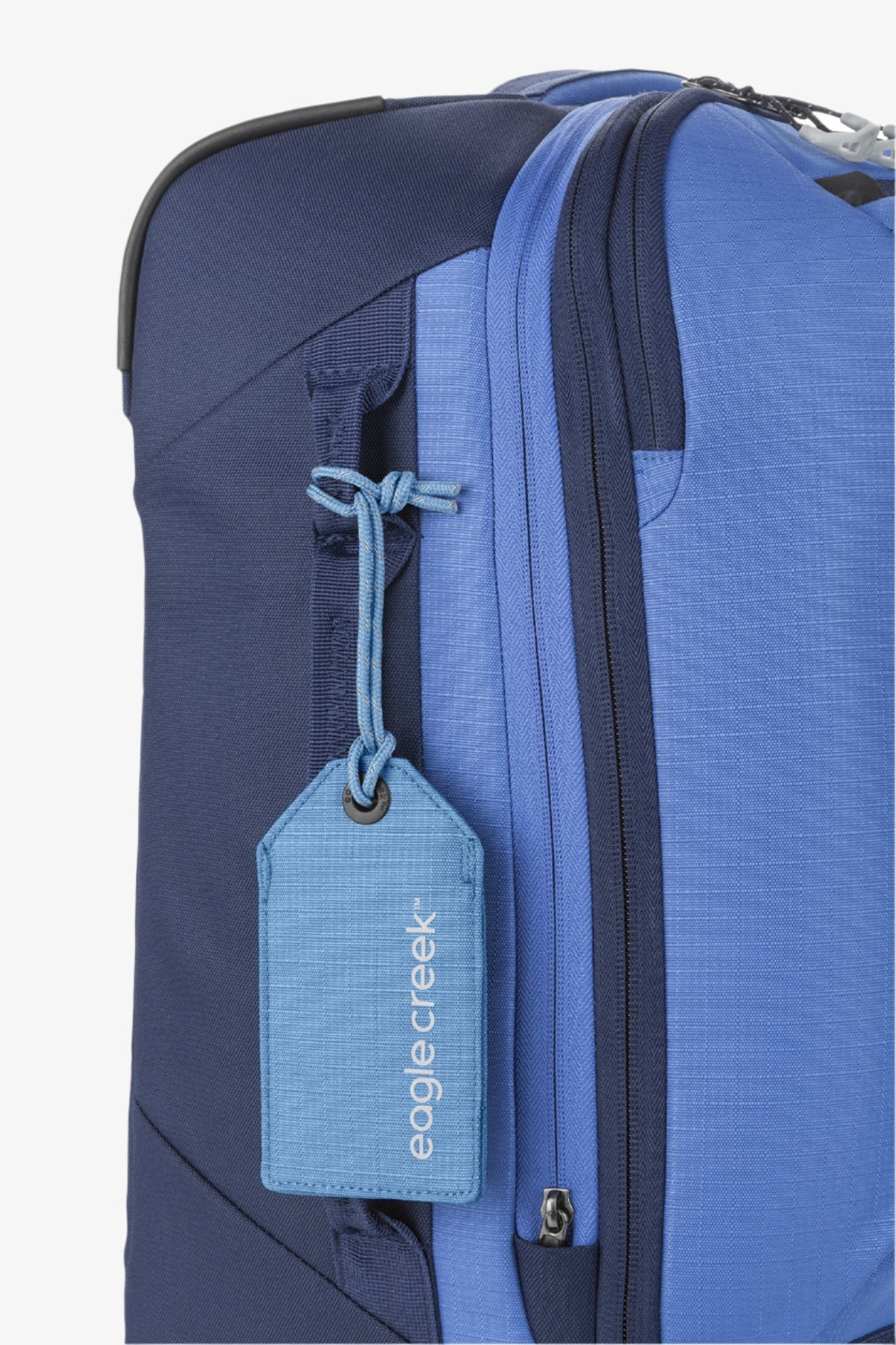 Eagle Creek Reflective Luggage Tag in Blue Dawn — angle view 2