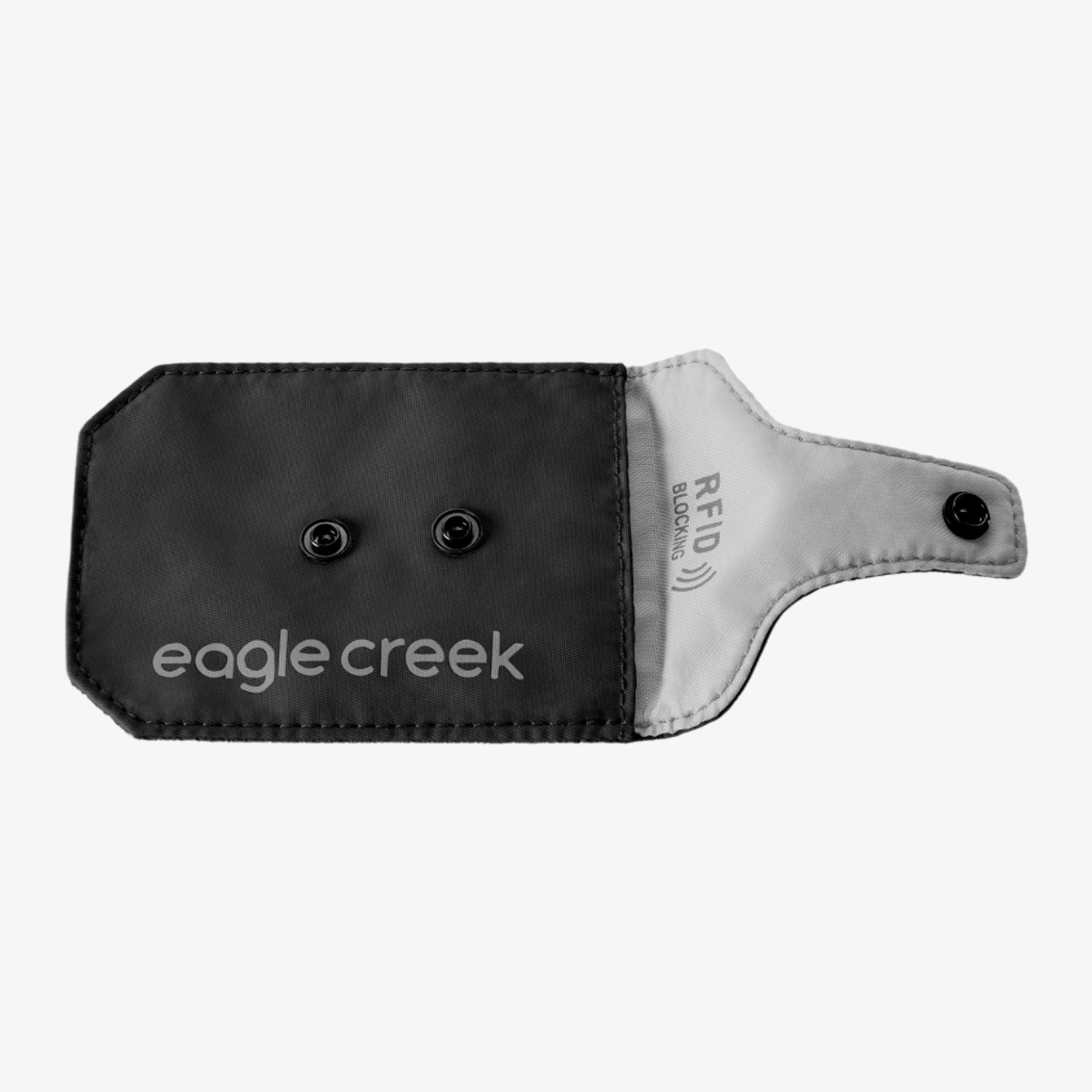 Eagle Creek Undercover RFID Bra Pouch in Black — angle view 3