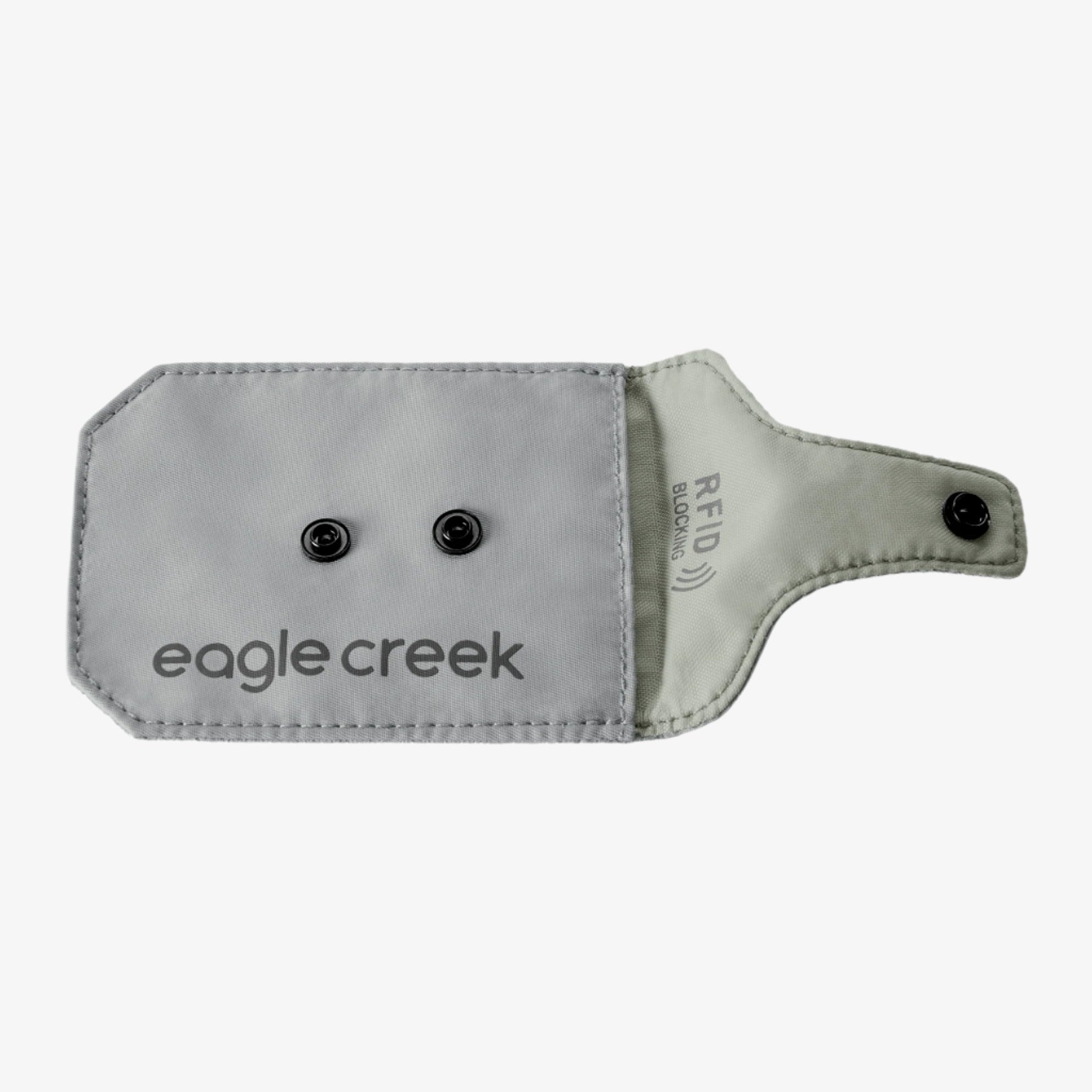 Eagle Creek Undercover RFID Bra Pouch in Storm Grey — angle view 3