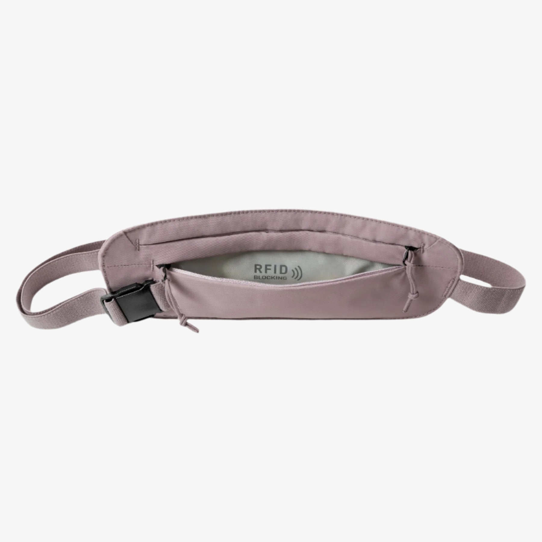 Eagle Creek Undercover RFID Money Belt in Orchid — interior view