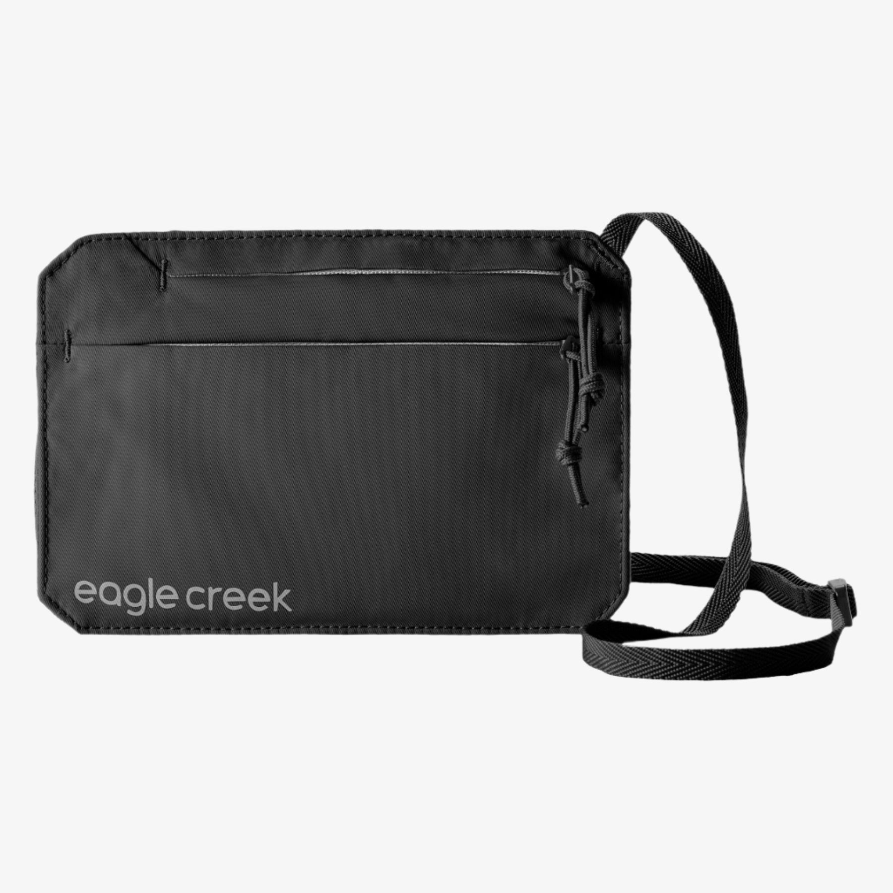 Eagle Creek Undercover RFID Neck Wallet in Black — back view