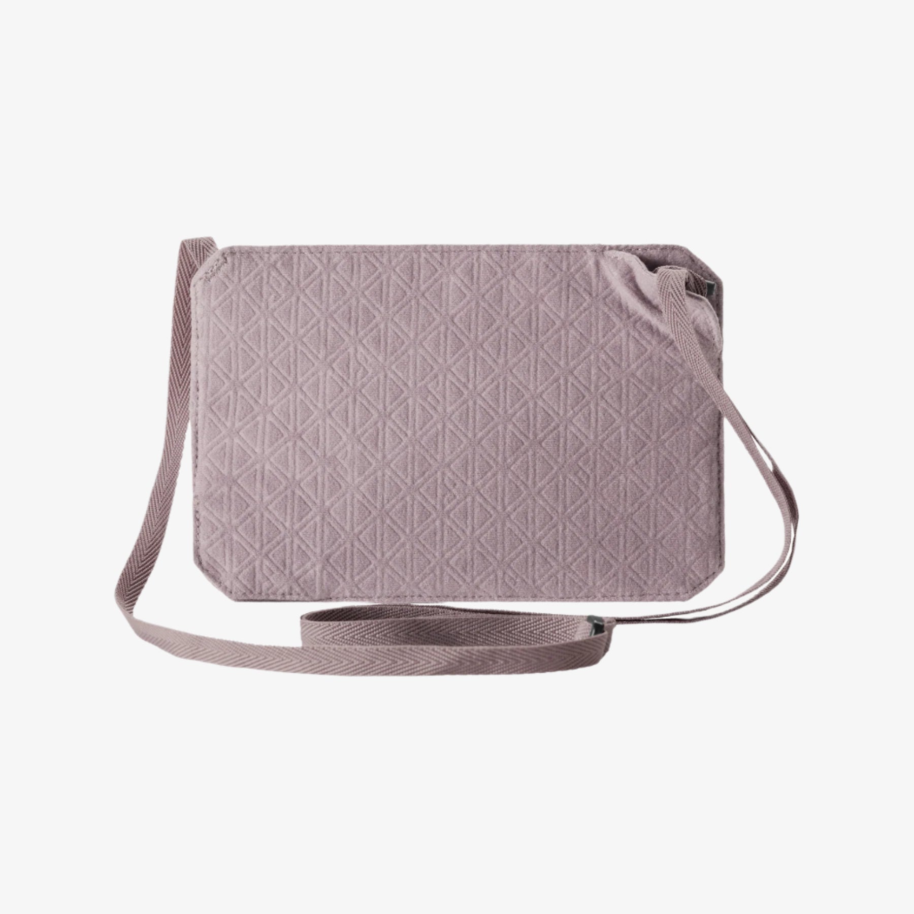 Eagle Creek Undercover RFID Neck Wallet in Orchid — angle view 2