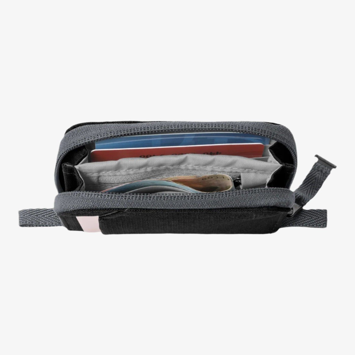 Eagle Creek Stash RFID Zip Wallet in Black — detail view # color_Black