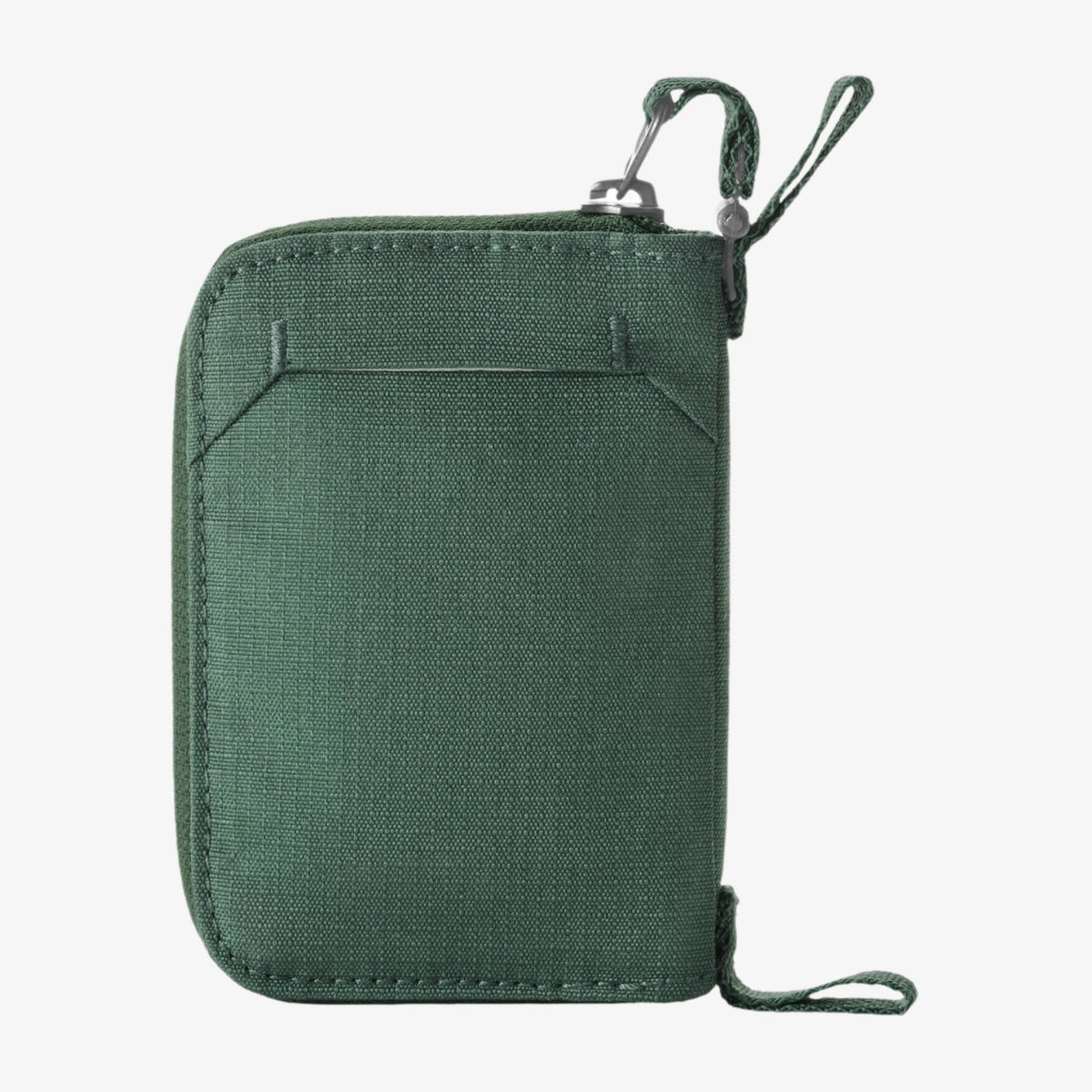 Eagle Creek Stash RFID Zip Wallet in Grass Green — angle view 3 # color_Grass Green