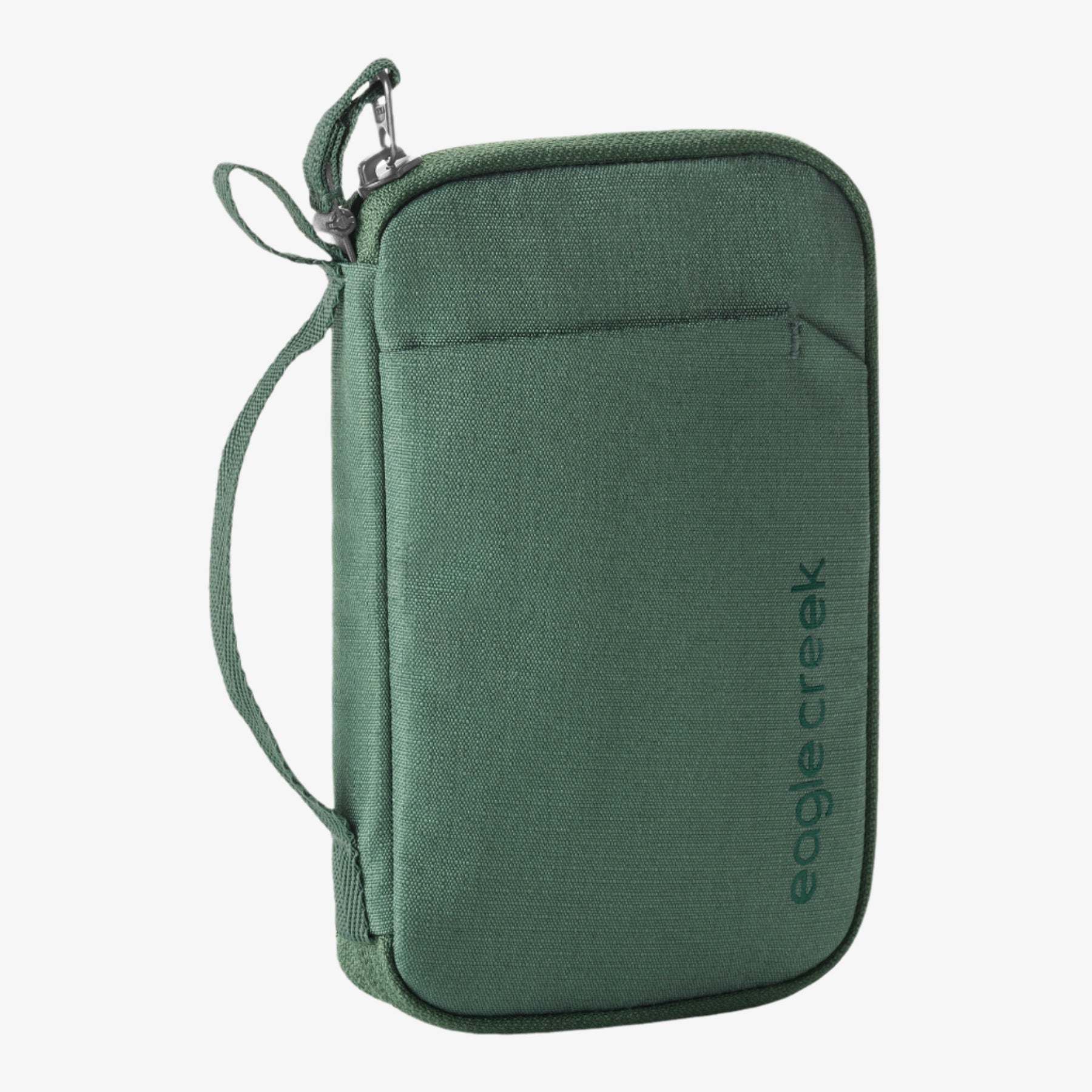 Eagle Creek Stash RFID Passport Wallet in Grass Green — front view