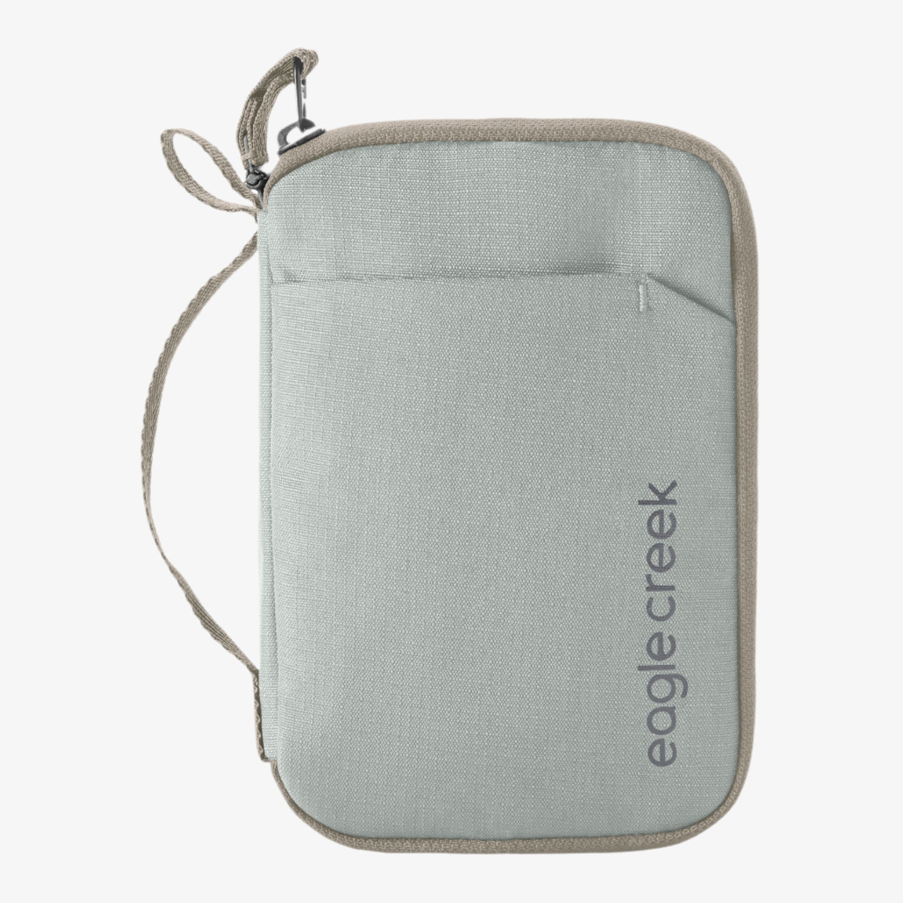 Eagle Creek Stash RFID Passport Wallet in Storm Grey — angle view 2