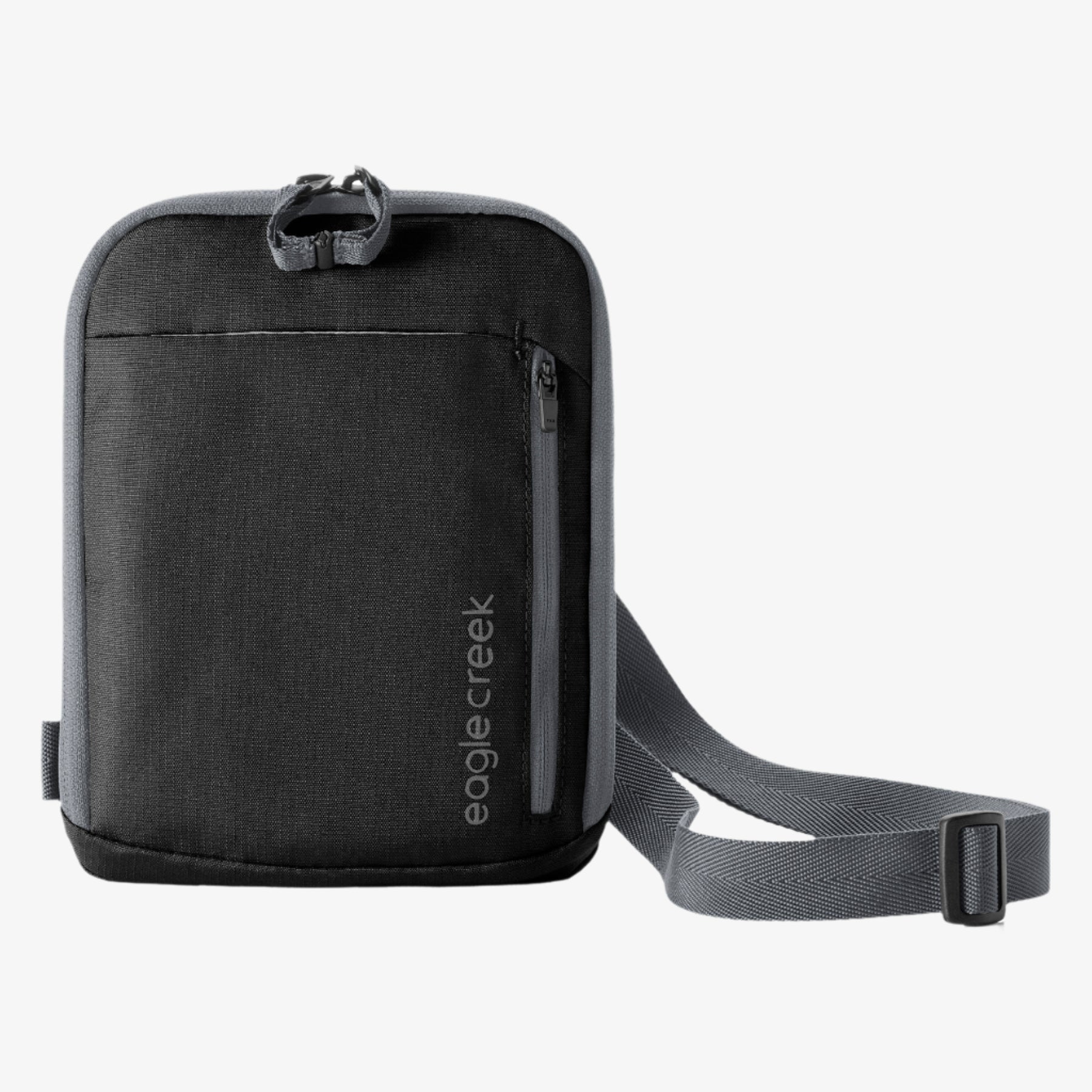 Eagle Creek Stash RFID Crossbody Bag in Black — angle view 2