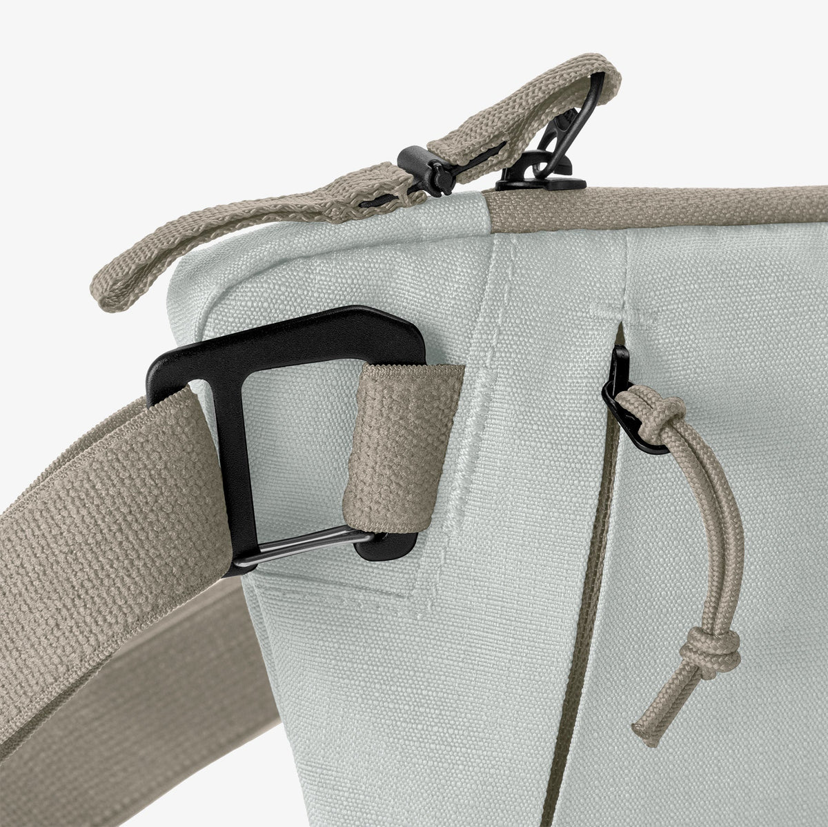 Eagle Creek Stash RFID Sling Bag in Storm Grey — angle view 4 # color_Storm Grey