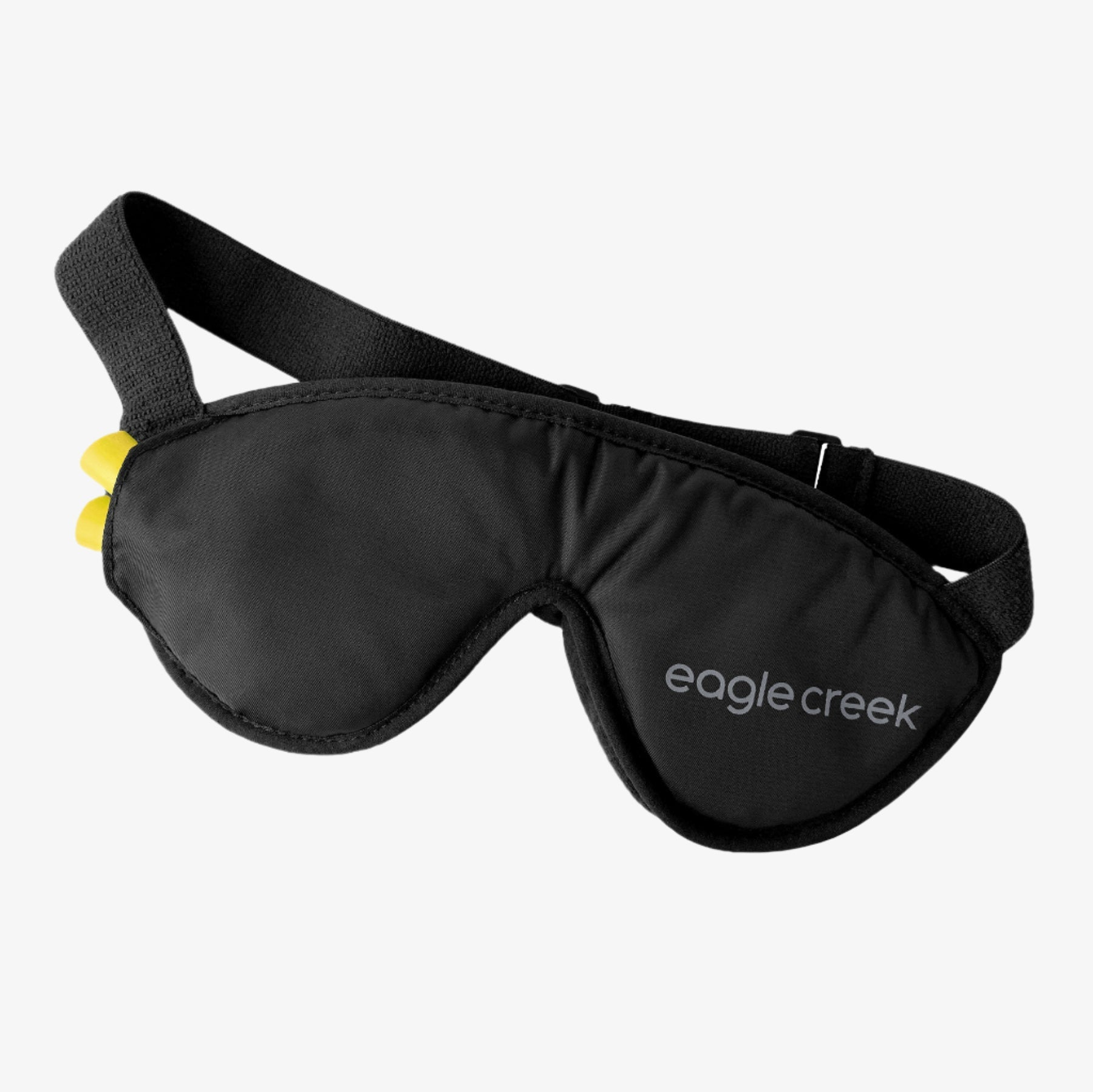 Eagle Creek Sandman Sleep Mask in Black — angle view 3