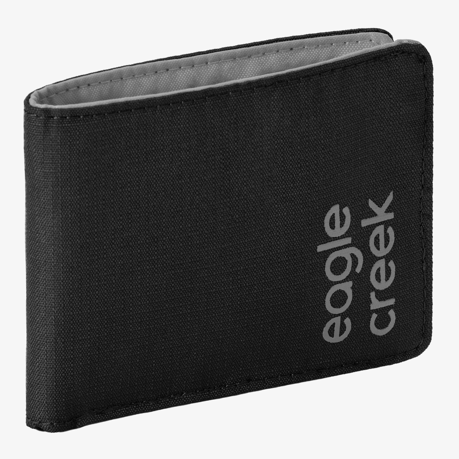 Eagle Creek Stash RFID Bifold Wallet in Black — front view # color_Black