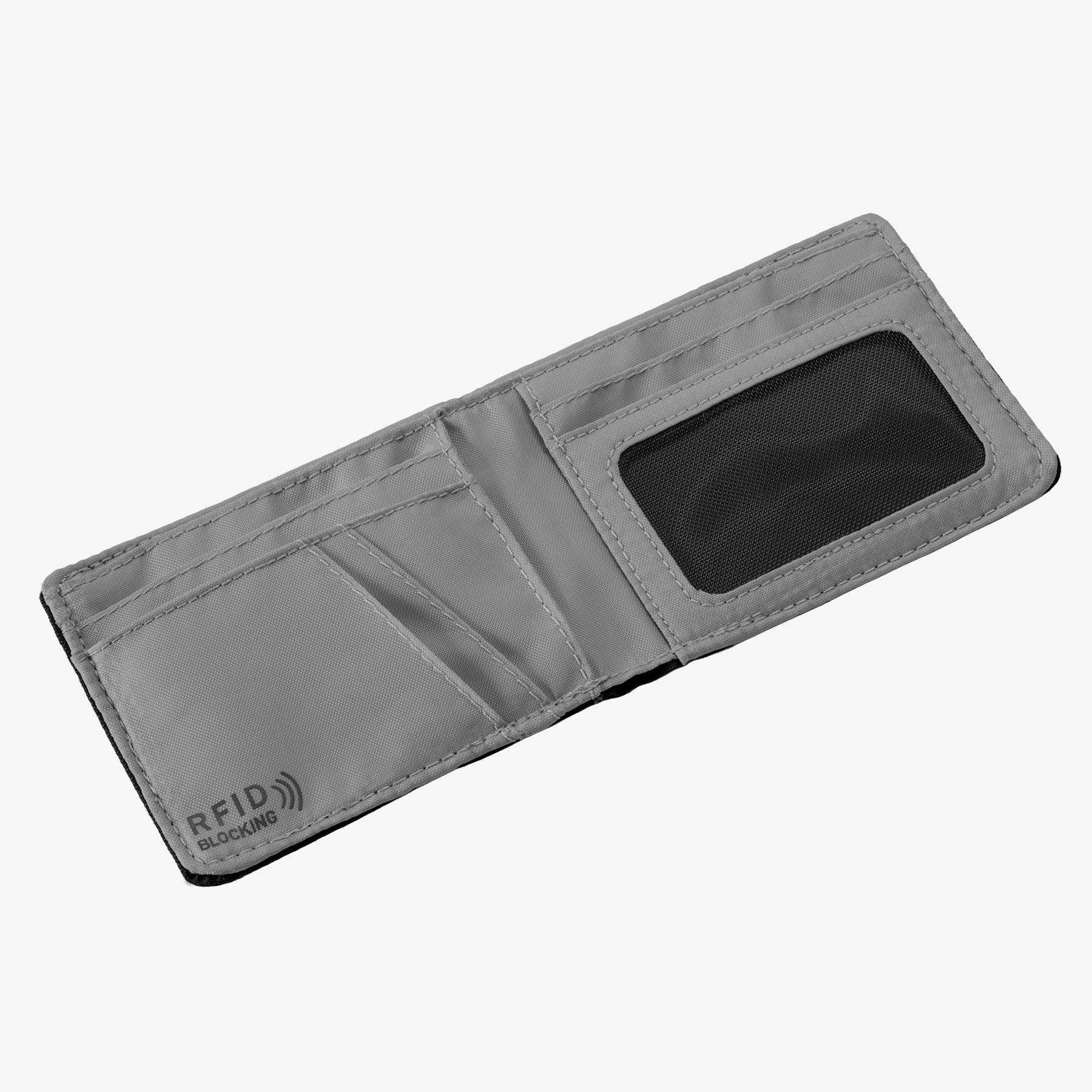 Eagle Creek Stash RFID Bifold Wallet in Black — angle view 2 # color_Black