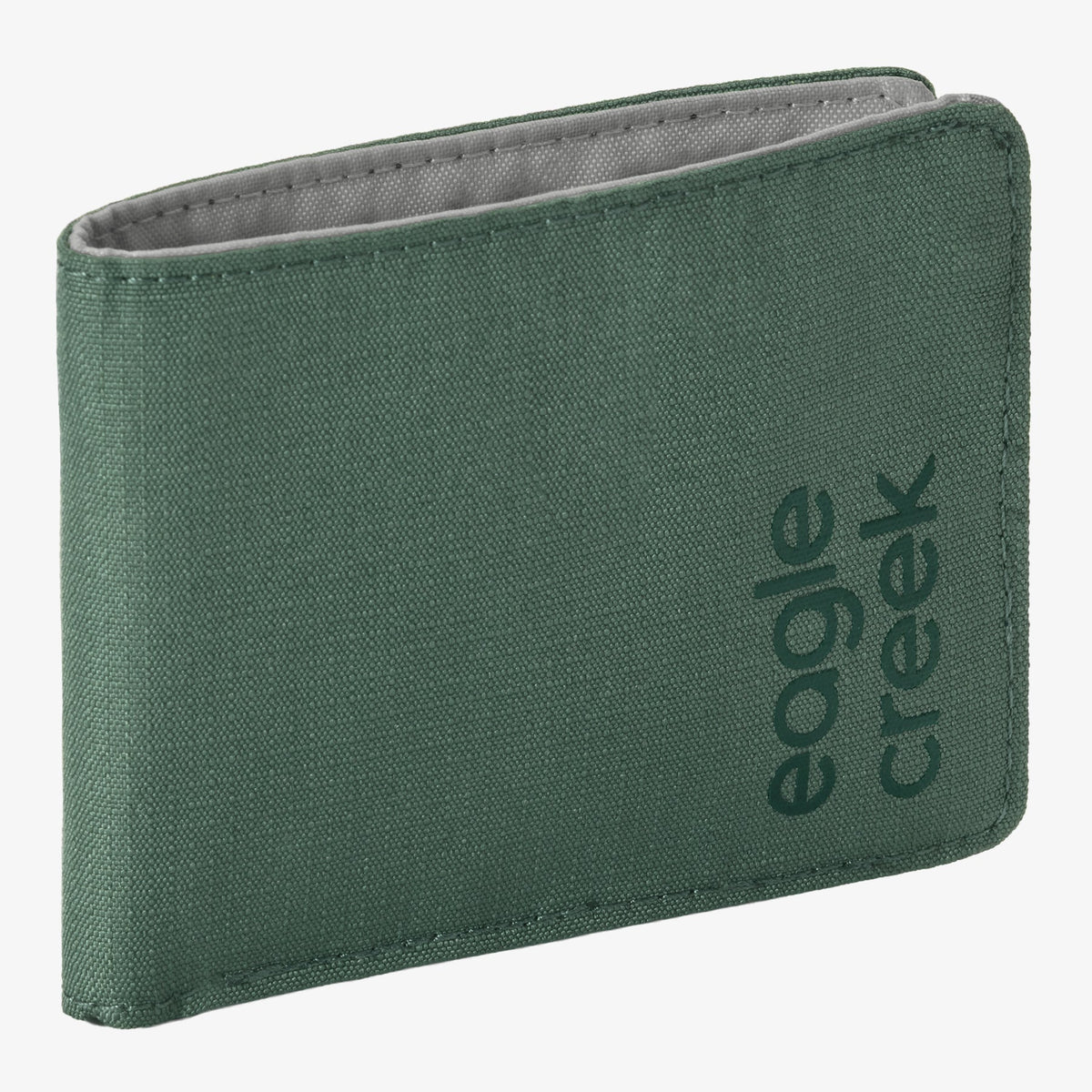 Eagle Creek Stash RFID Bifold Wallet in Grass Green — front view # color_Grass Green