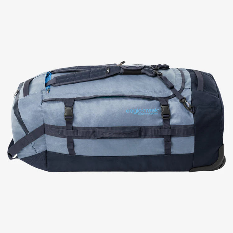 Eagle Creek Cargo Hauler Wheeled Duffel 130L in Glacier Blue — angle view 2 # color_Glacier Blue