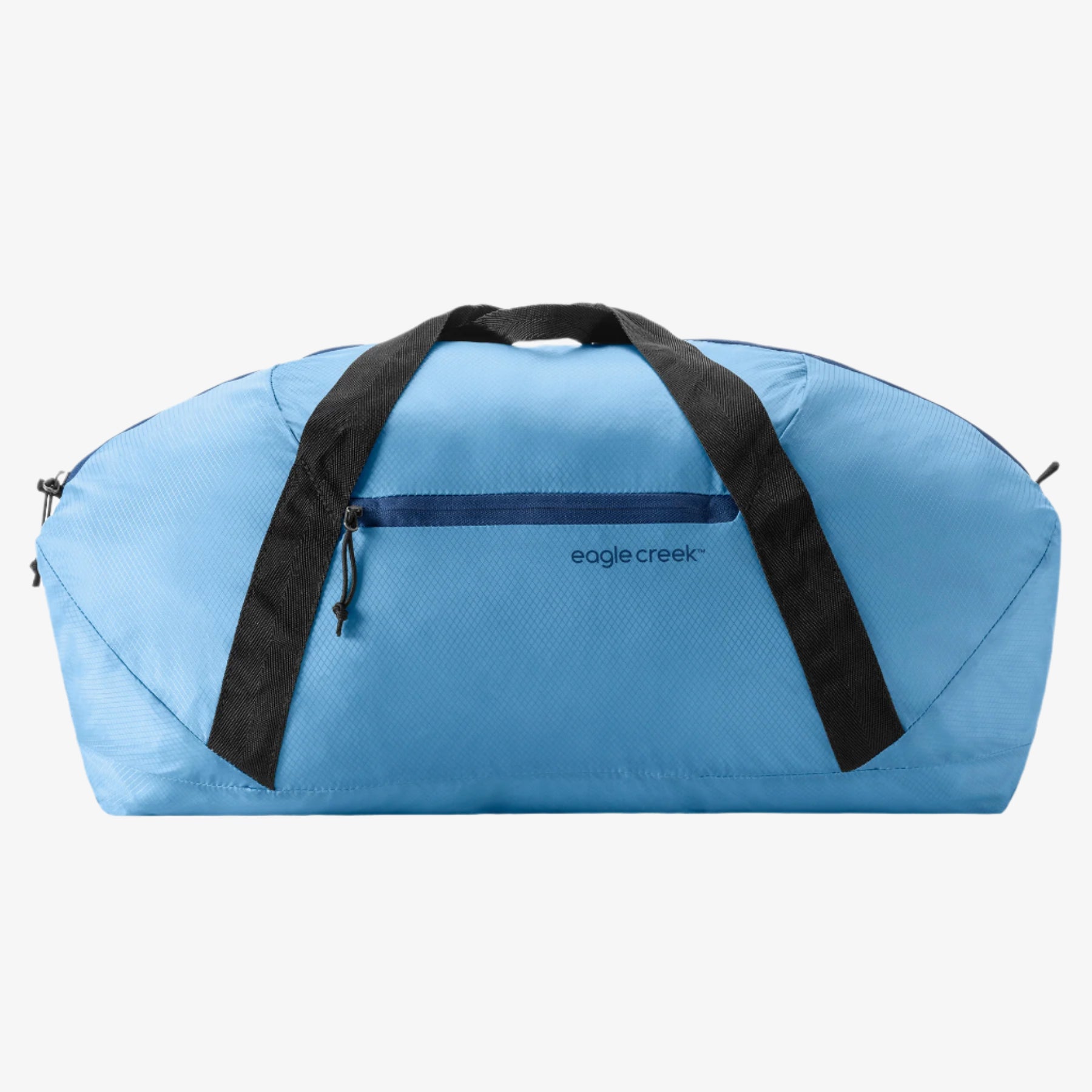 Eagle Creek Packable Duffel Bag in Blue Dawn — back view # color_Blue Dawn