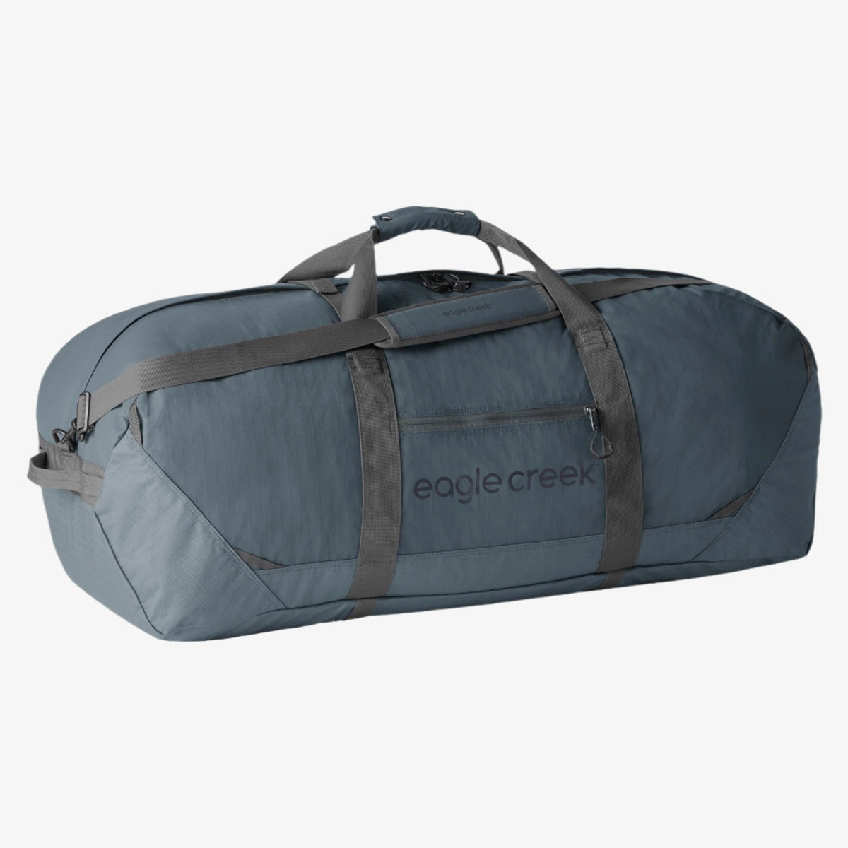 Eagle Creek No Matter What 110L Duffel Bag in Smoke — front view # color_Smoke