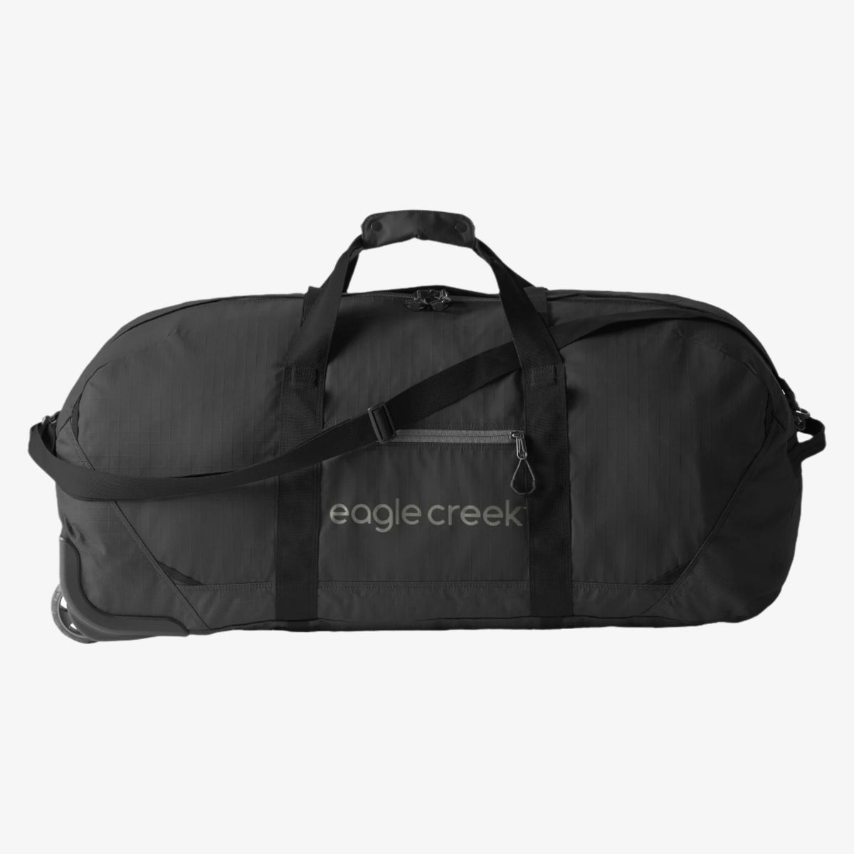 Eagle Creek No Matter What Rolling Duffel 110L in Black — front view