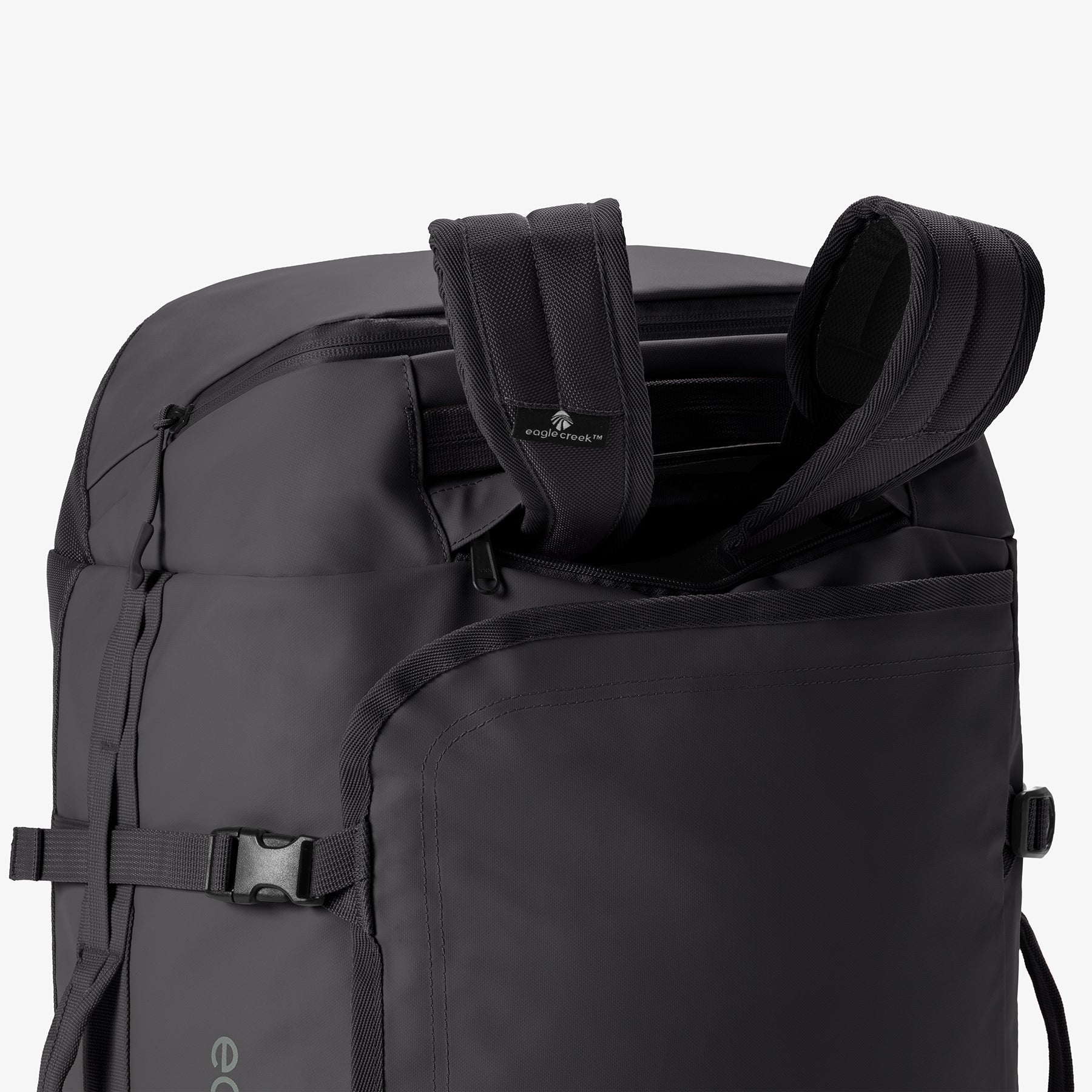 Eagle Creek Cargo Hauler 40L Duffel Bag in Black — interior view