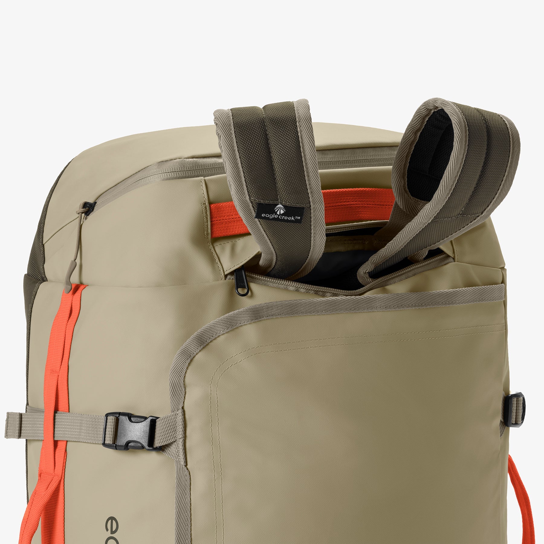 Eagle Creek Cargo Hauler 40L Duffel Bag in Desert Tan — interior view