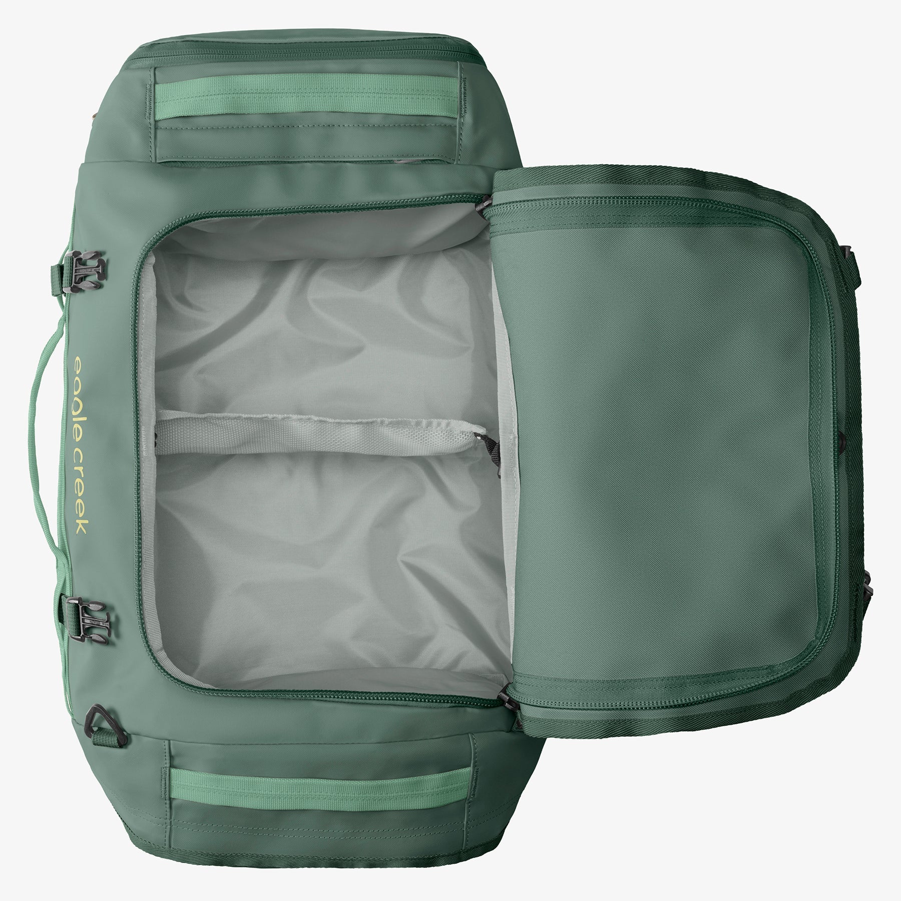 Eagle Creek Cargo Hauler 40L Duffel Bag in Sycamore Green — angle view 3