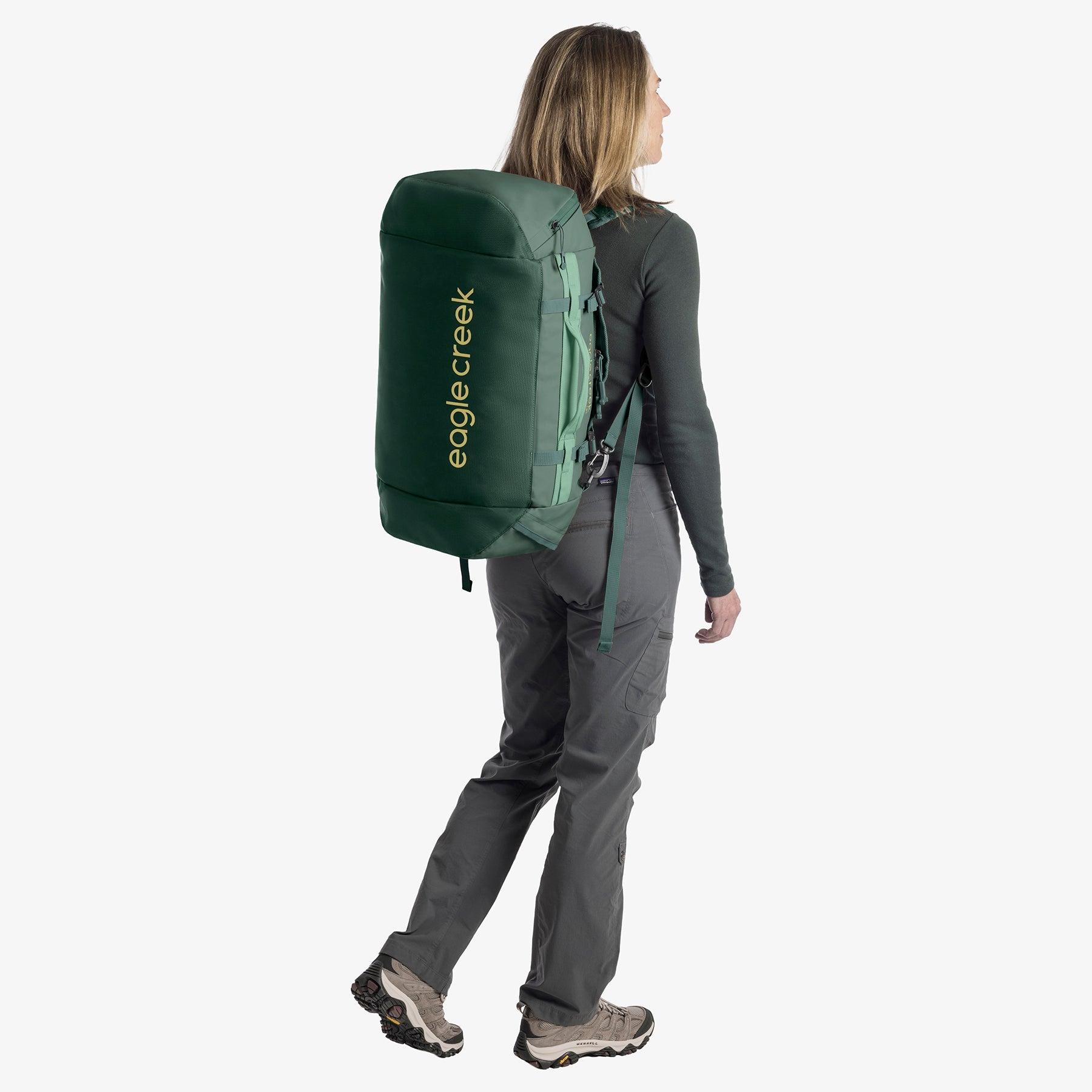 Eagle Creek Cargo Hauler 40L Duffel Bag in Sycamore Green — detail view 2