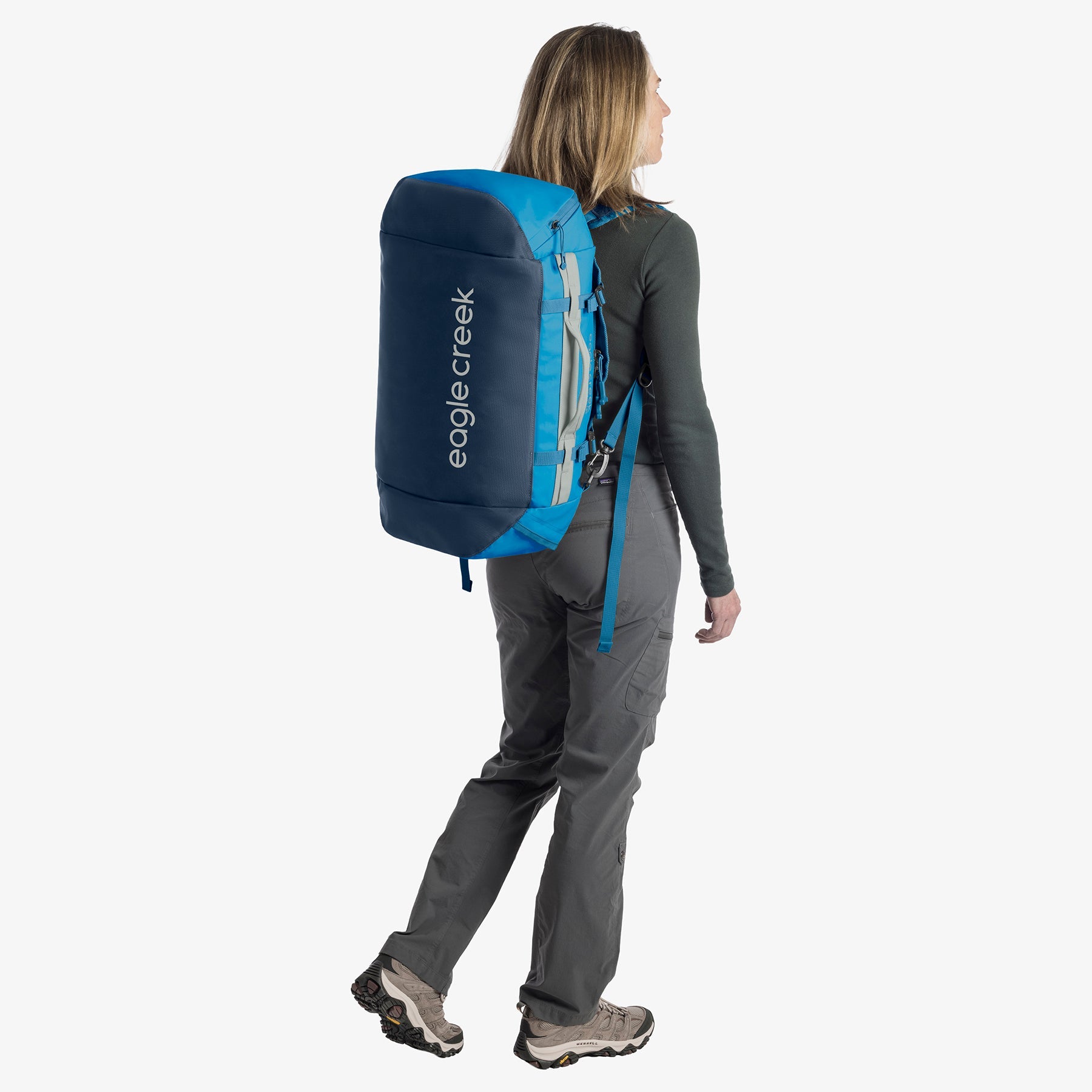 Eagle Creek Cargo Hauler 40L Duffel Bag in Harbor Blue — detail view 2
