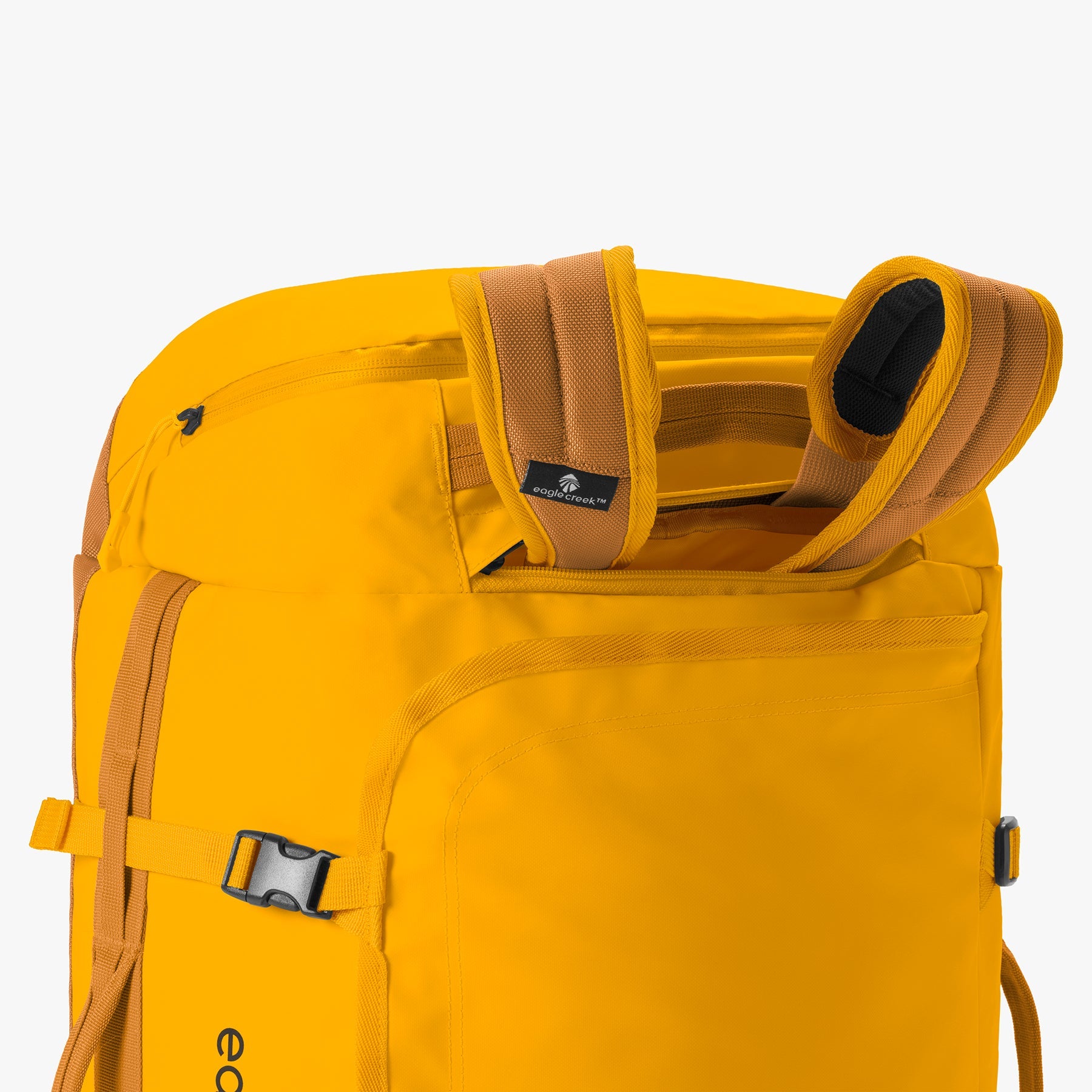 Eagle Creek Cargo Hauler 40L Duffel Bag in Citrus Orange — interior view