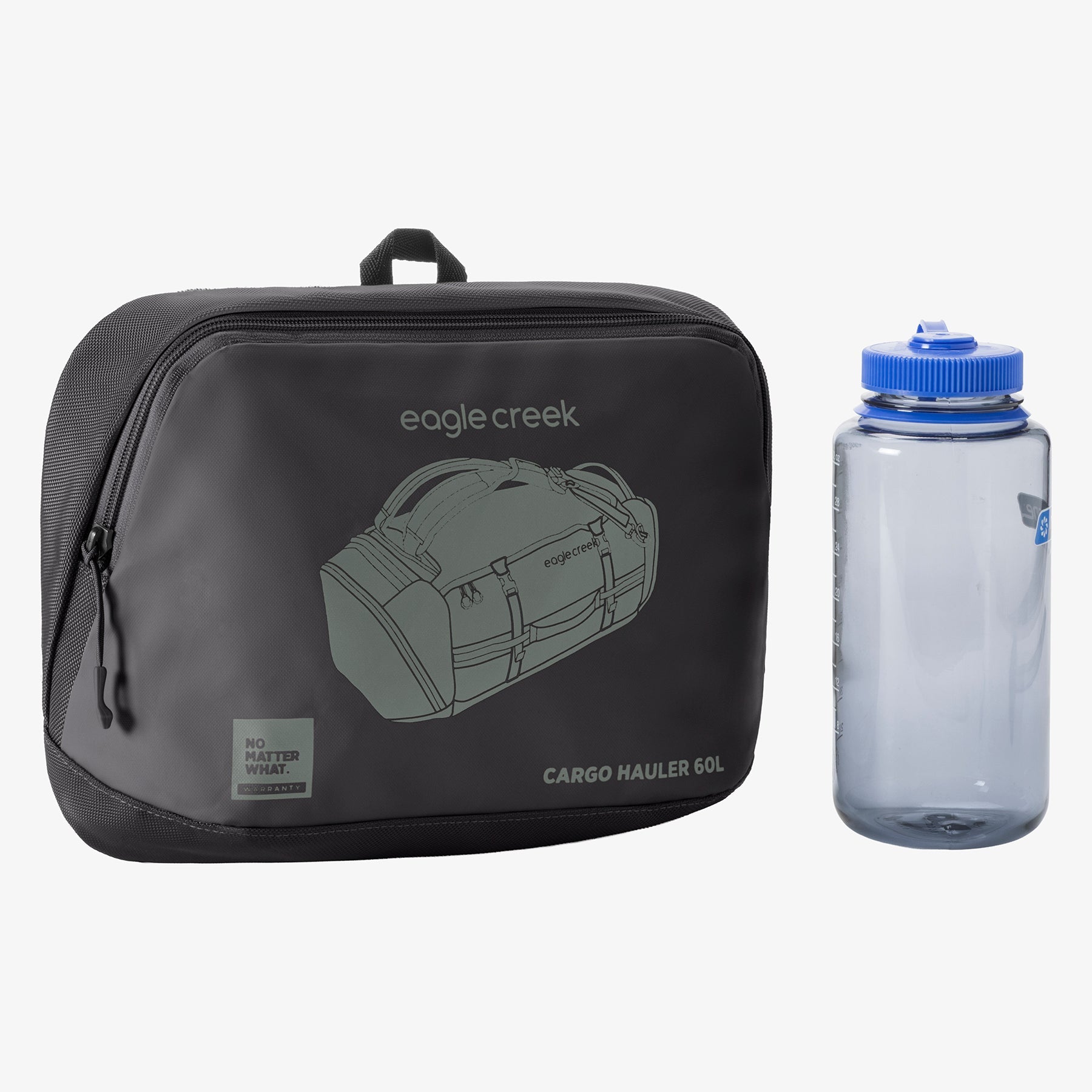 Eagle Creek Cargo Hauler 60L Duffel Bag in Black — angle view 2