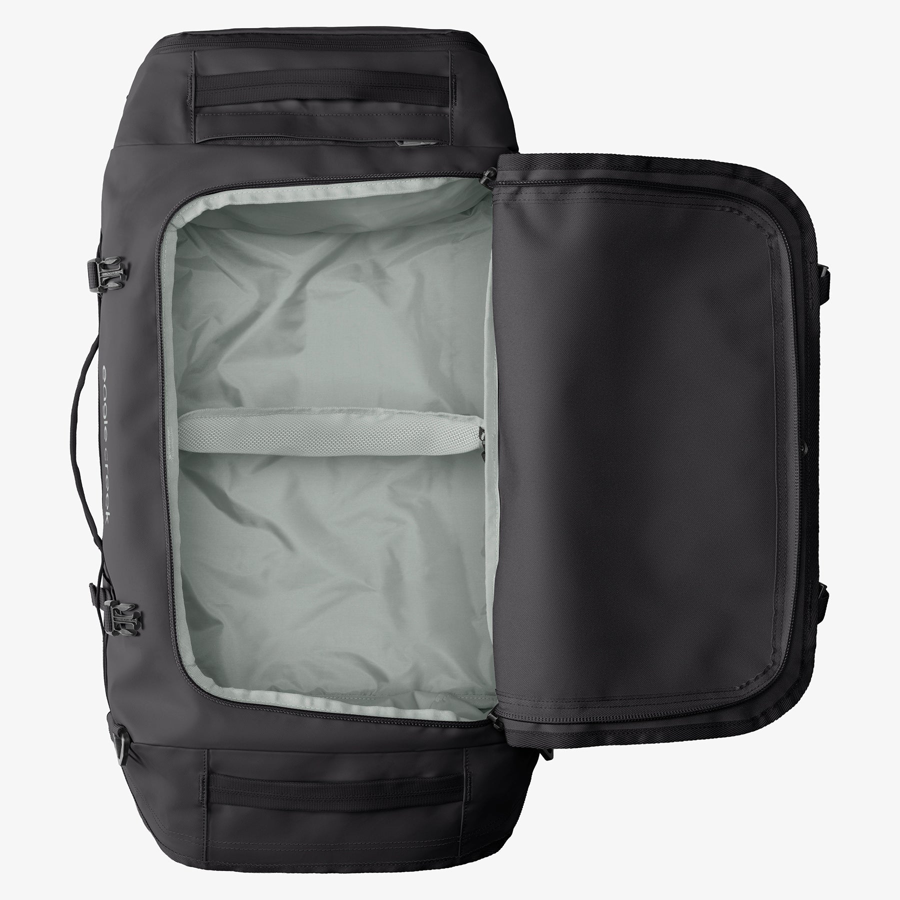 Eagle Creek Cargo Hauler 60L Duffel Bag in Black — angle view 3