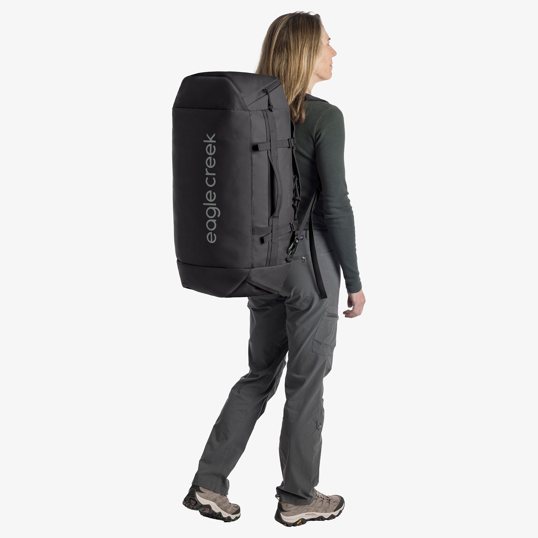 Eagle Creek Cargo Hauler 60L Duffel Bag in Black — detail view 2