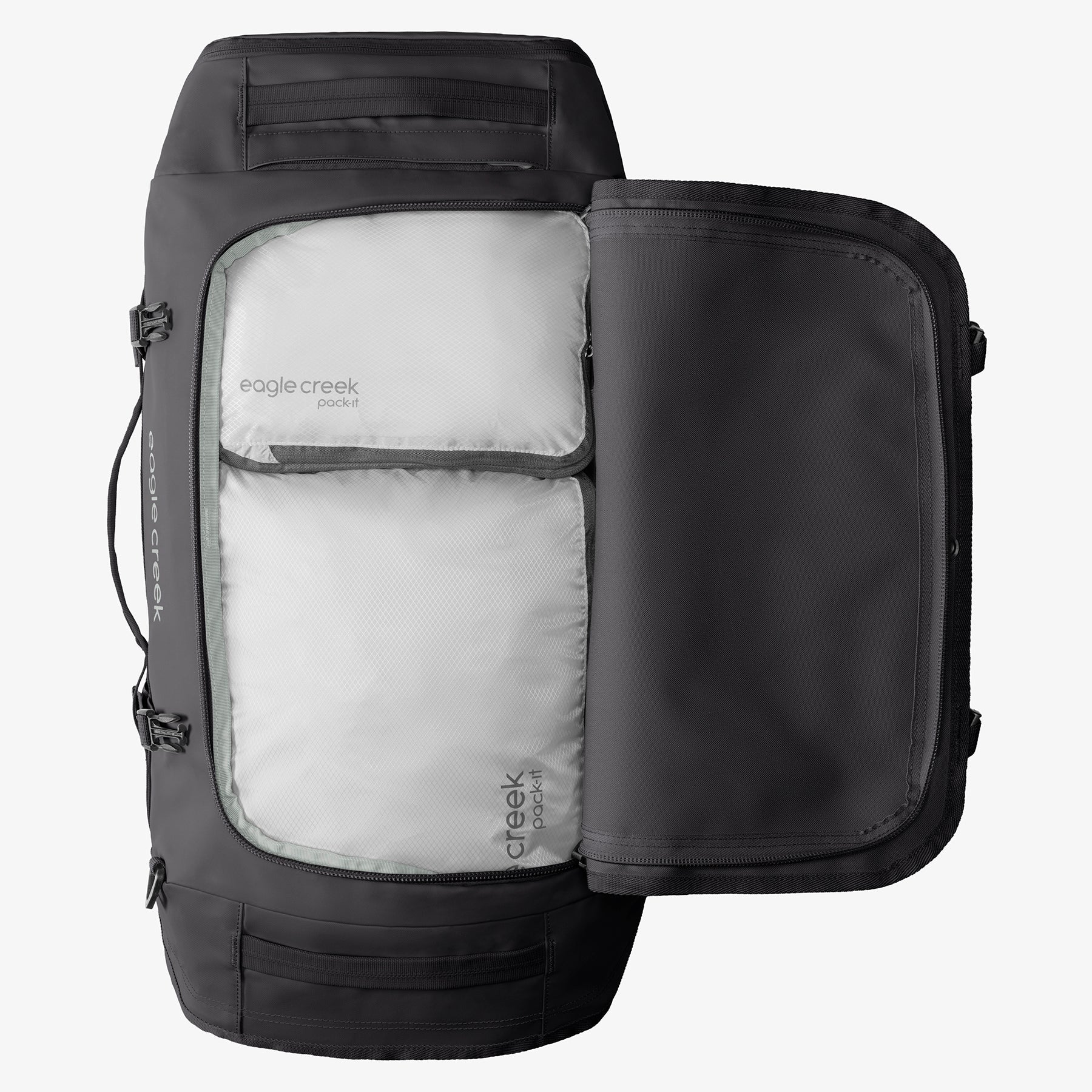 Eagle Creek Cargo Hauler 60L Duffel Bag in Black — detail view 3