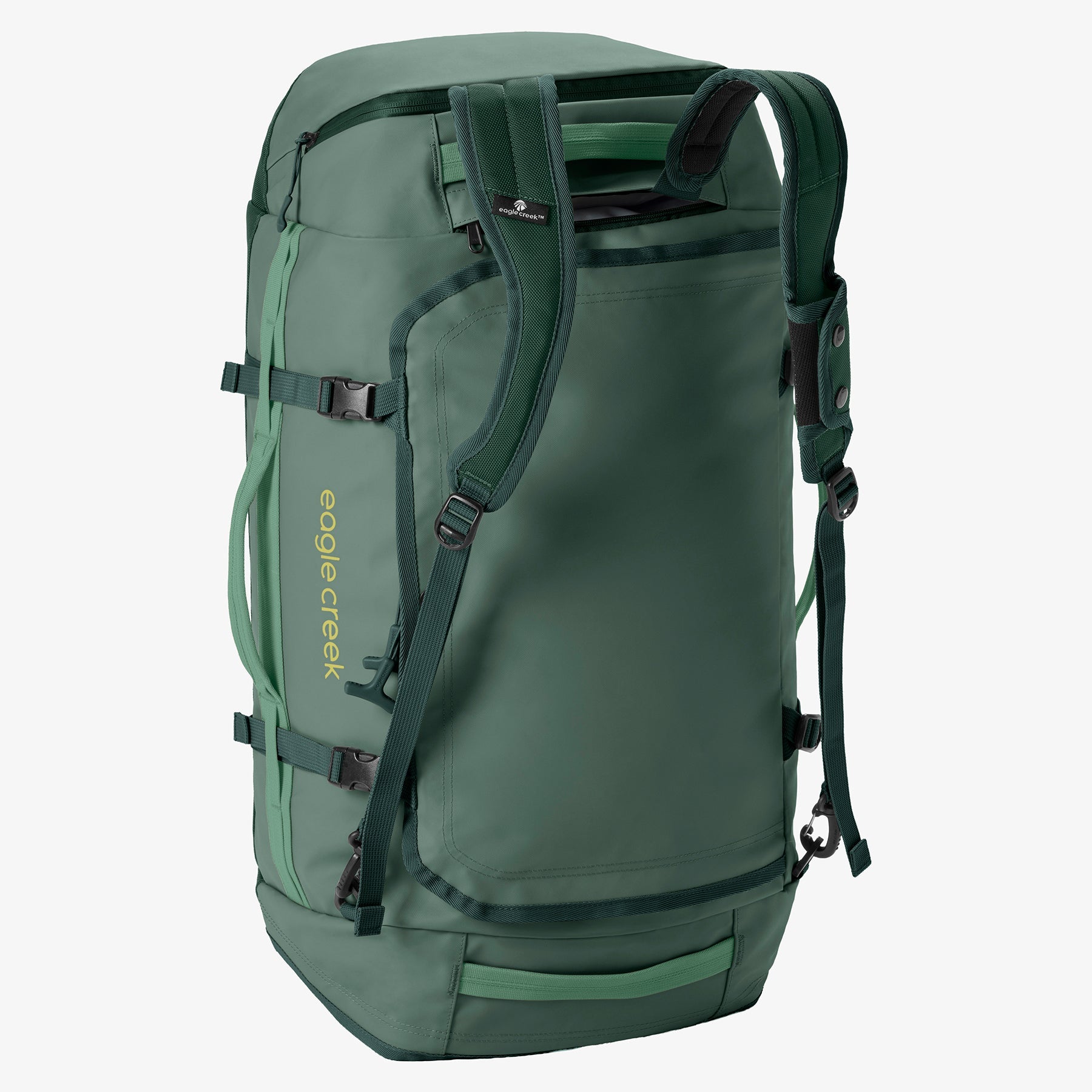 Eagle Creek Cargo Hauler 60L Duffel Bag in Sycamore Green — back view