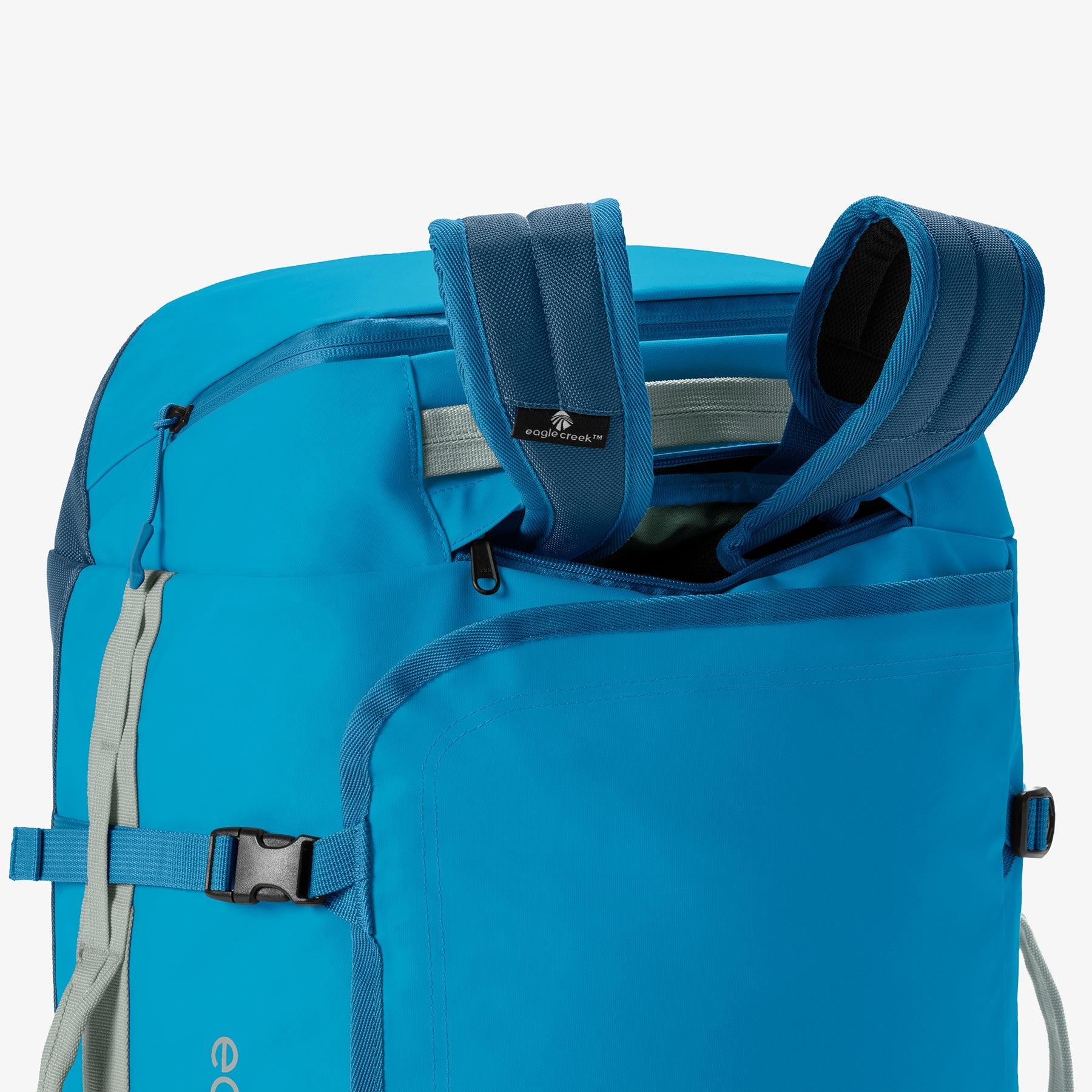 Eagle Creek Cargo Hauler 60L Duffel Bag in Harbor Blue — interior view