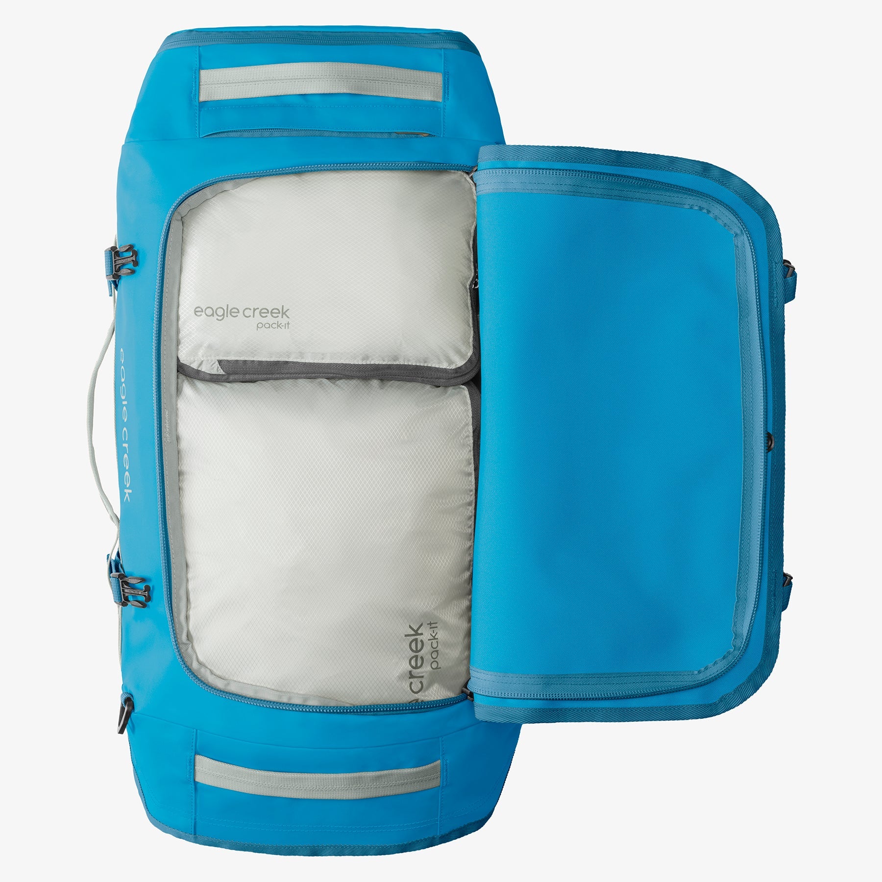 Eagle Creek Cargo Hauler 60L Duffel Bag in Harbor Blue — detail view 3