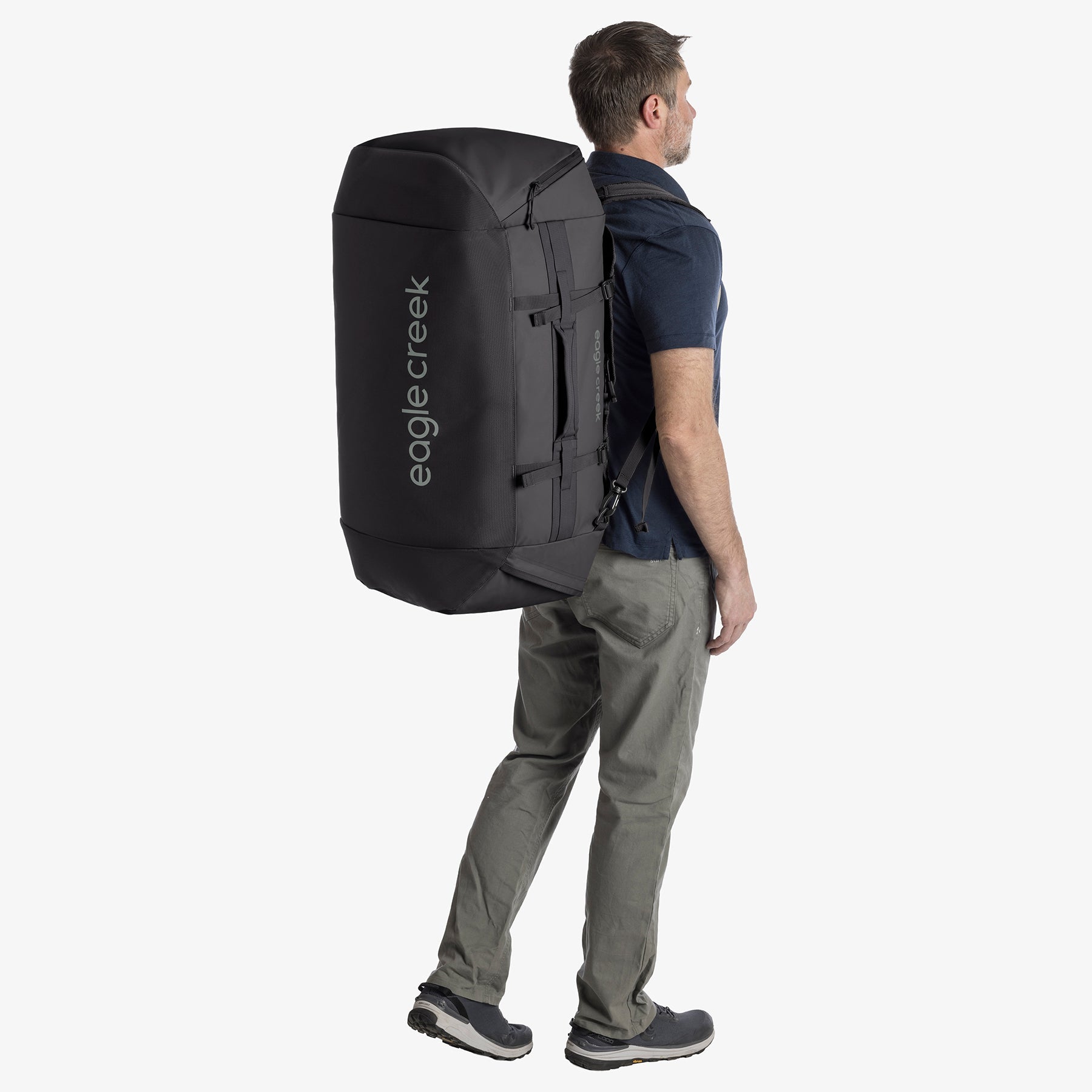 Eagle Creek Cargo Hauler 90L Duffel Bag in Black — detail view 2