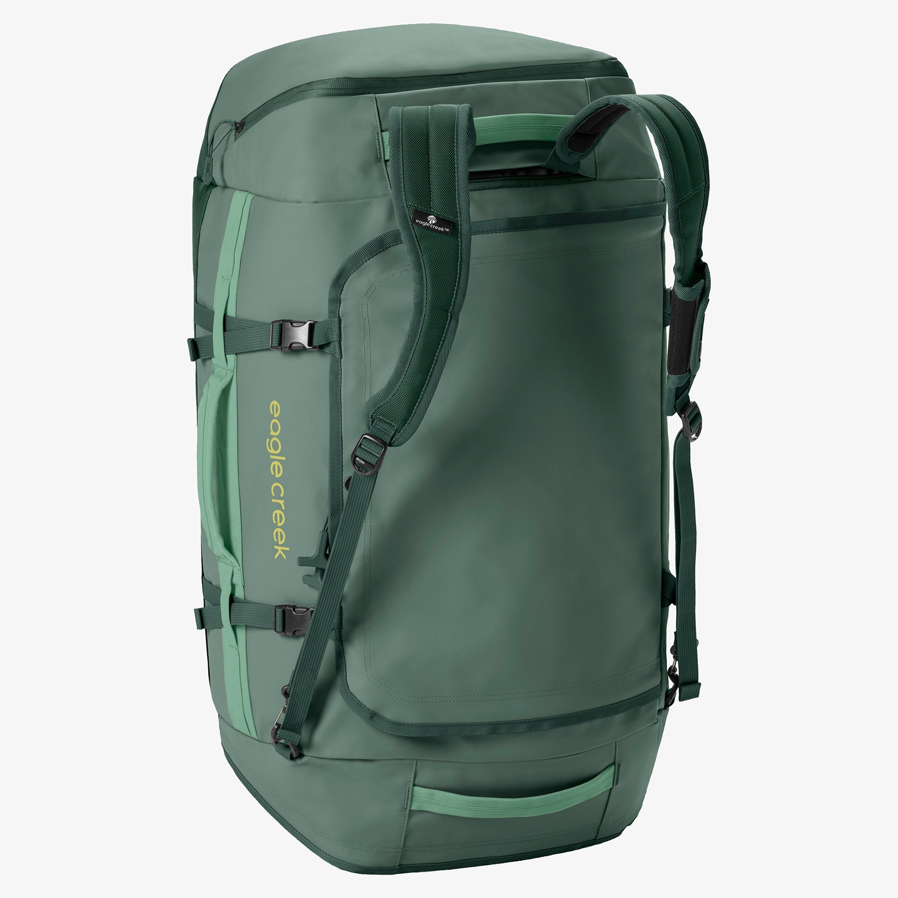 Eagle Creek Cargo Hauler 90L Duffel Bag in Sycamore Green — back view