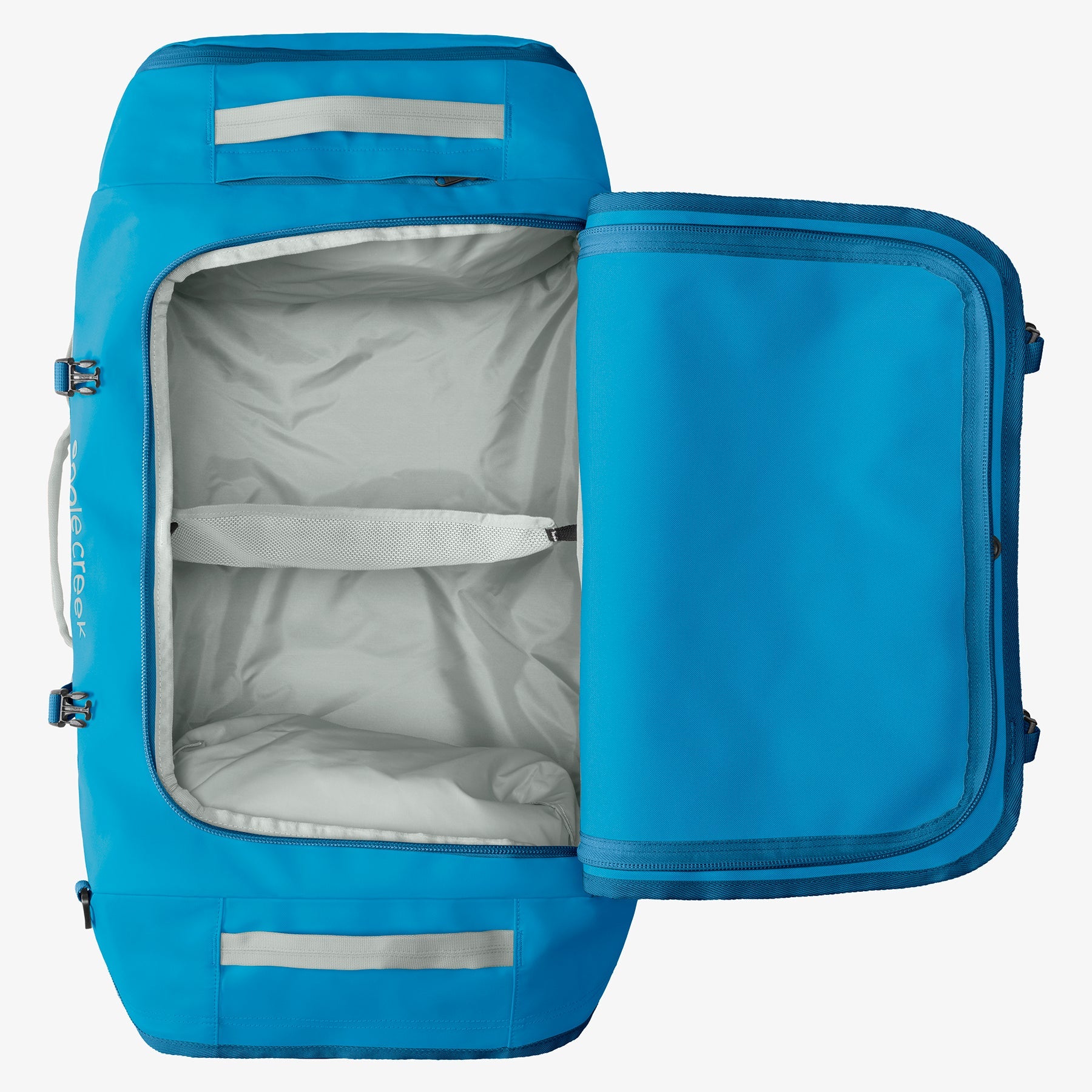 Eagle Creek Cargo Hauler 90L Duffel Bag in Harbor Blue — angle view 3