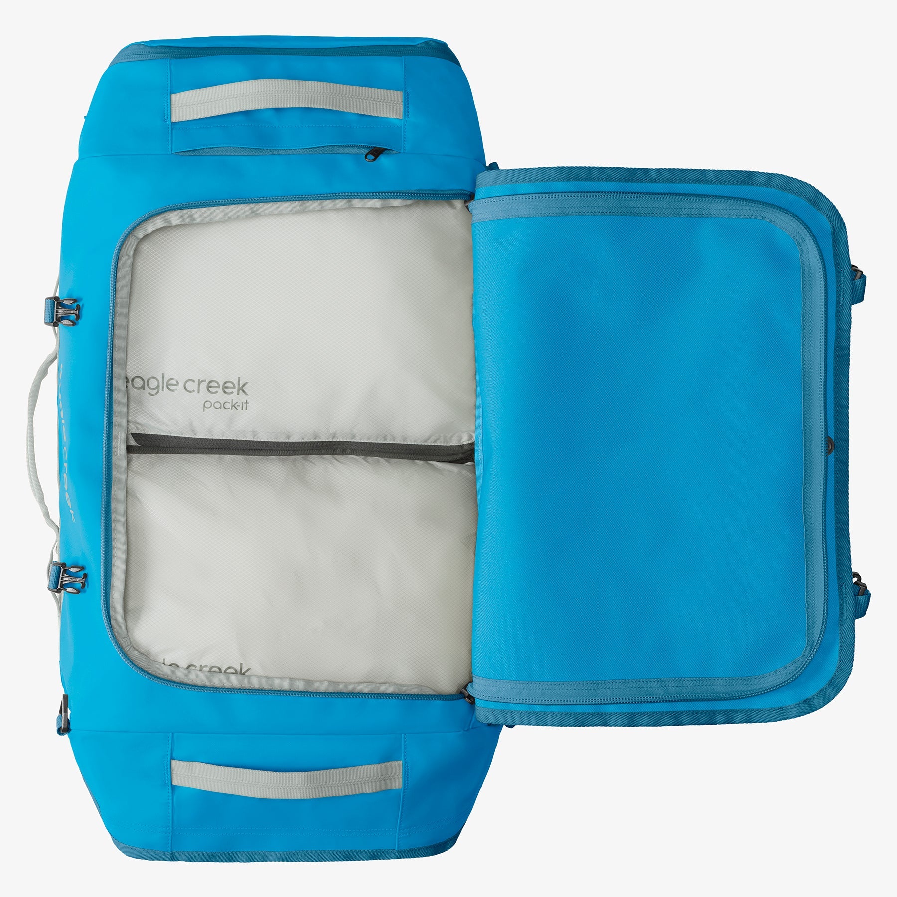Eagle Creek Cargo Hauler 90L Duffel Bag in Harbor Blue — detail view 3
