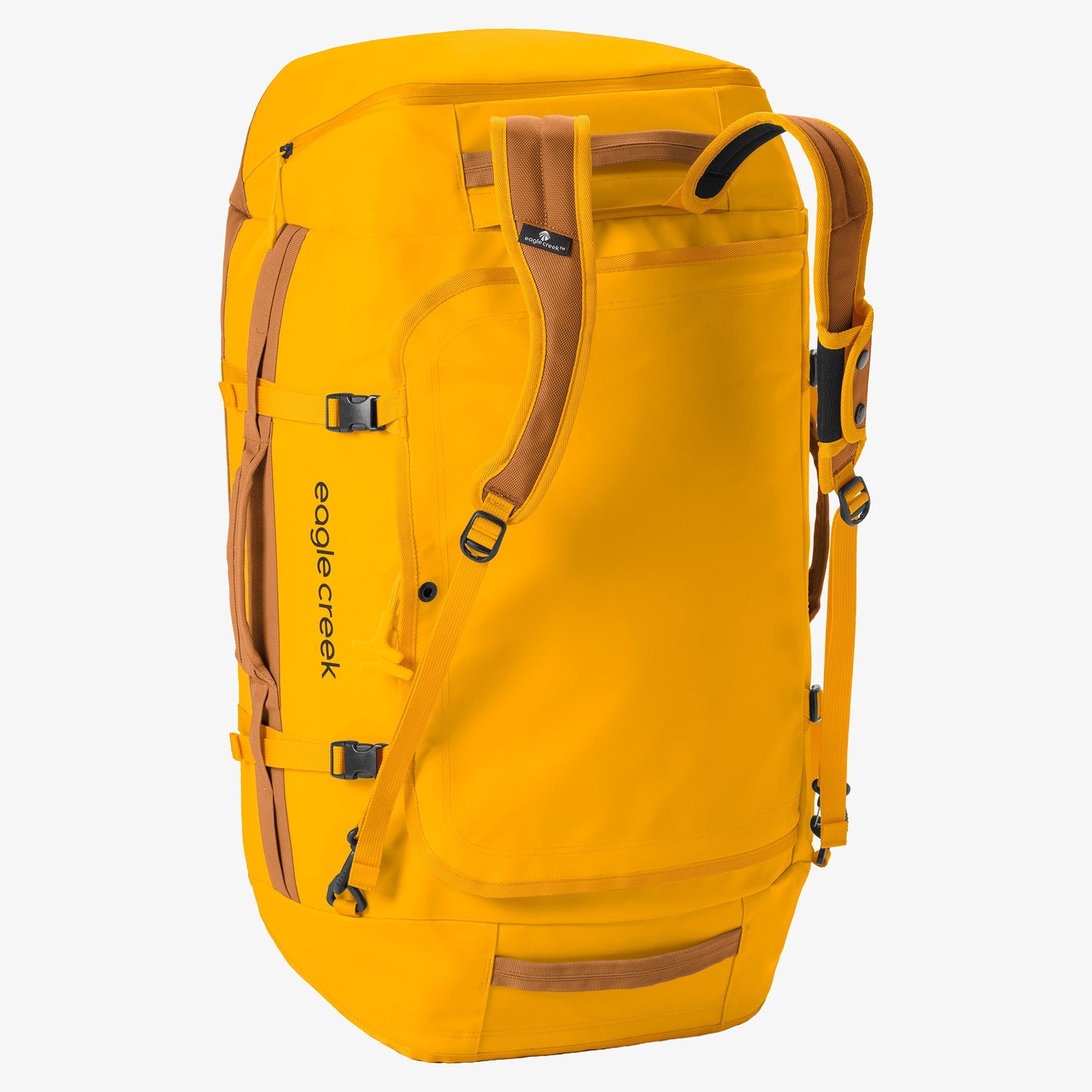 Eagle Creek Cargo Hauler 90L Duffel Bag in Citrus Orange — back view